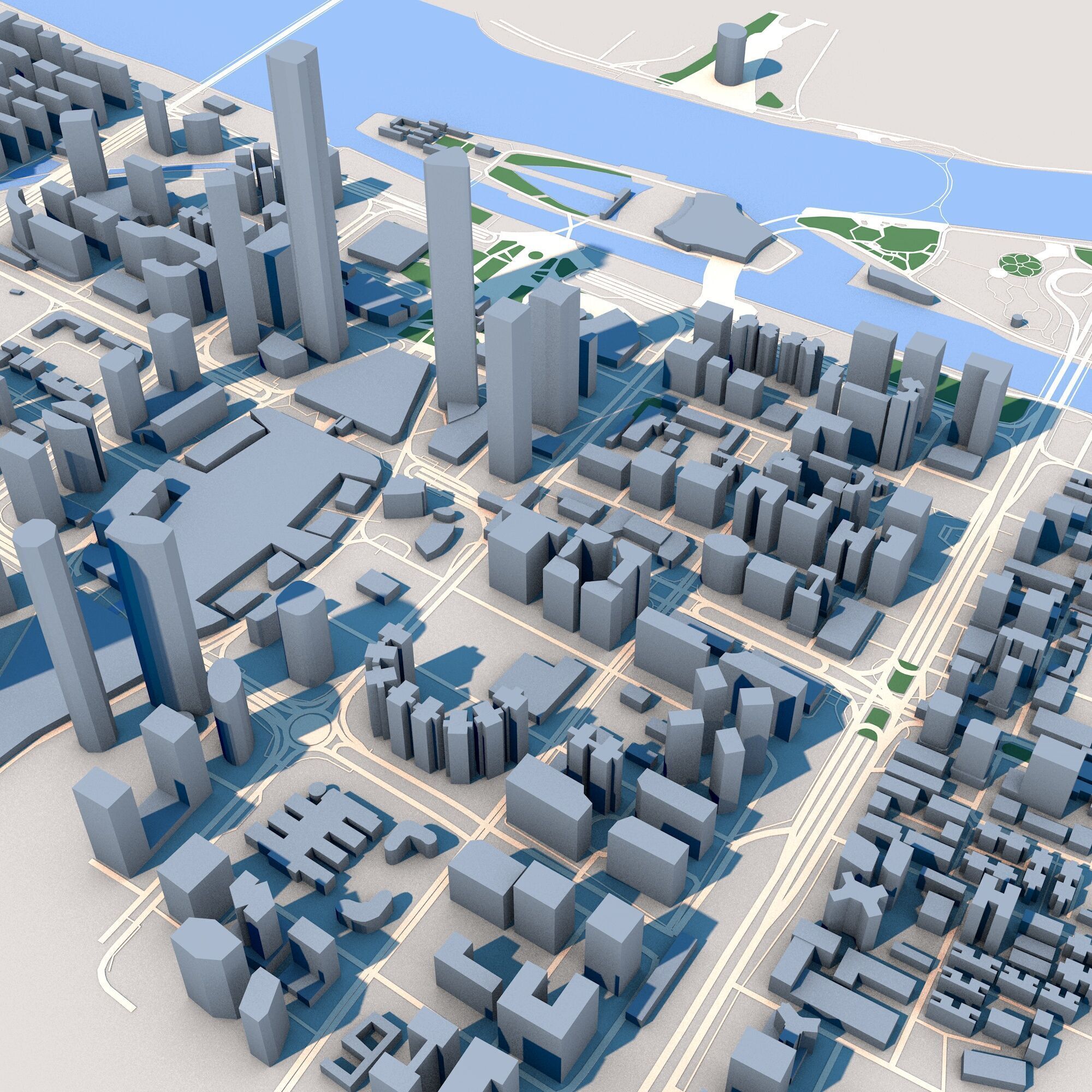 Guangzhou CTF Finance Centre Canton Tower Guangzhou China 3D model_7