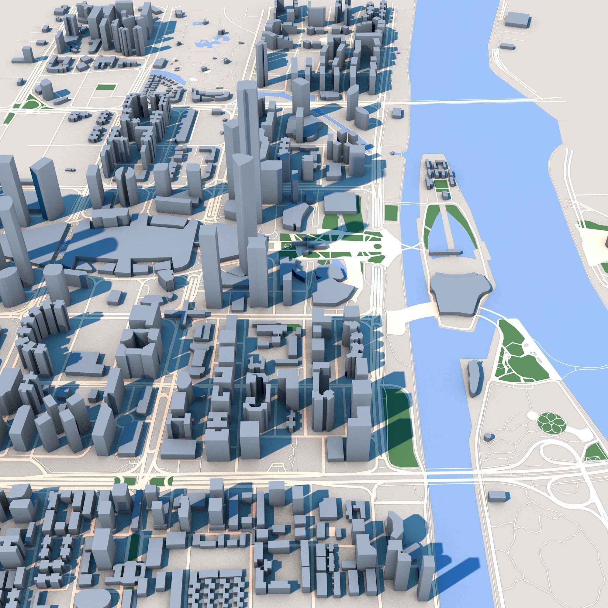 Guangzhou CTF Finance Centre Canton Tower Guangzhou China 3D model_6