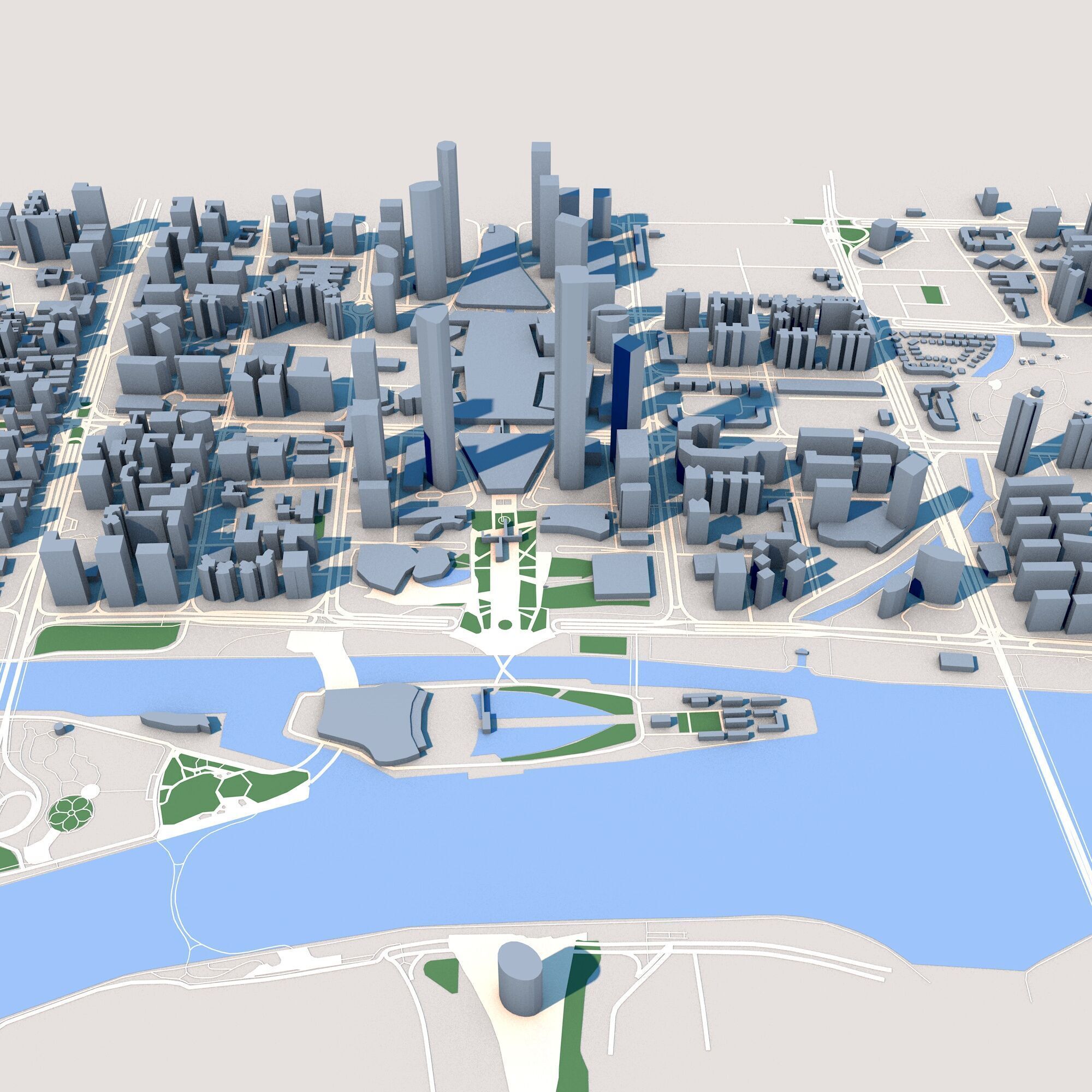 Guangzhou CTF Finance Centre Canton Tower Guangzhou China 3D model_4