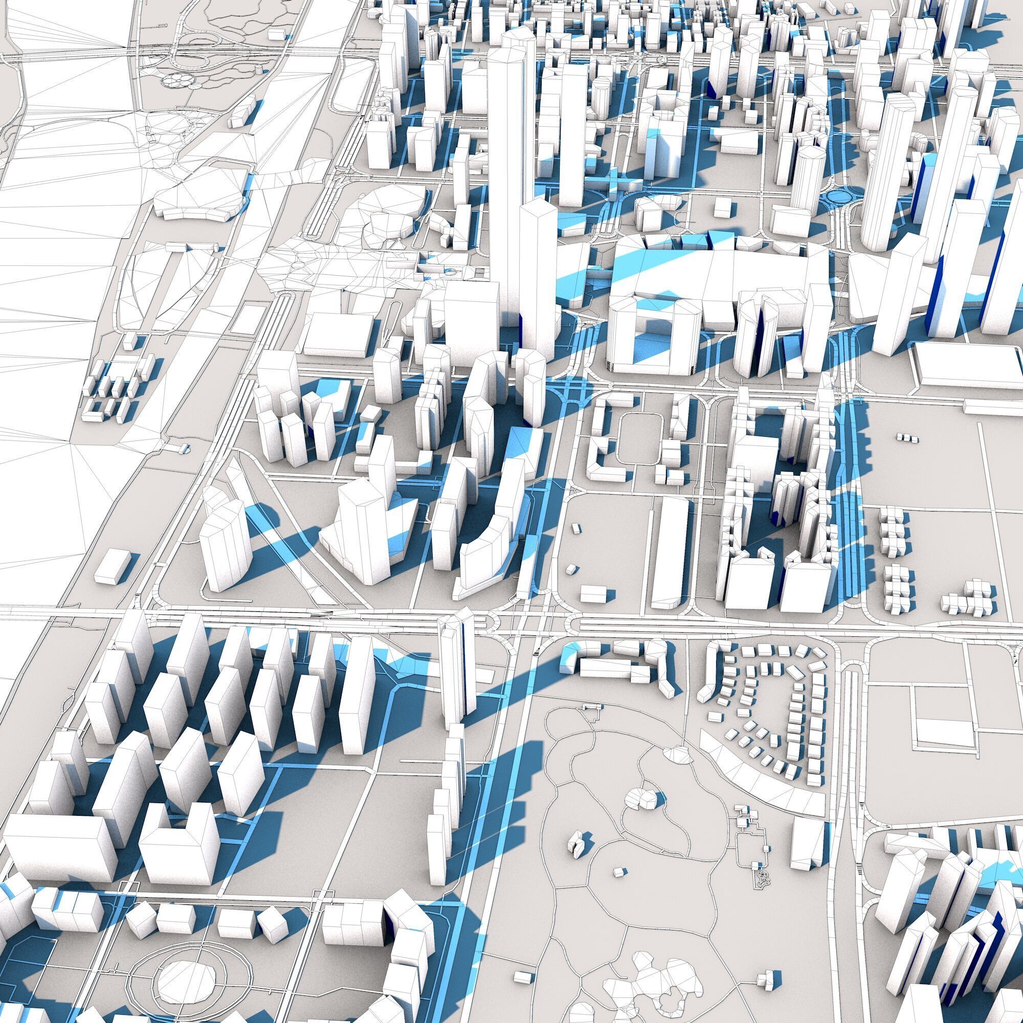 Guangzhou CTF Finance Centre Canton Tower Guangzhou China 3D model_10