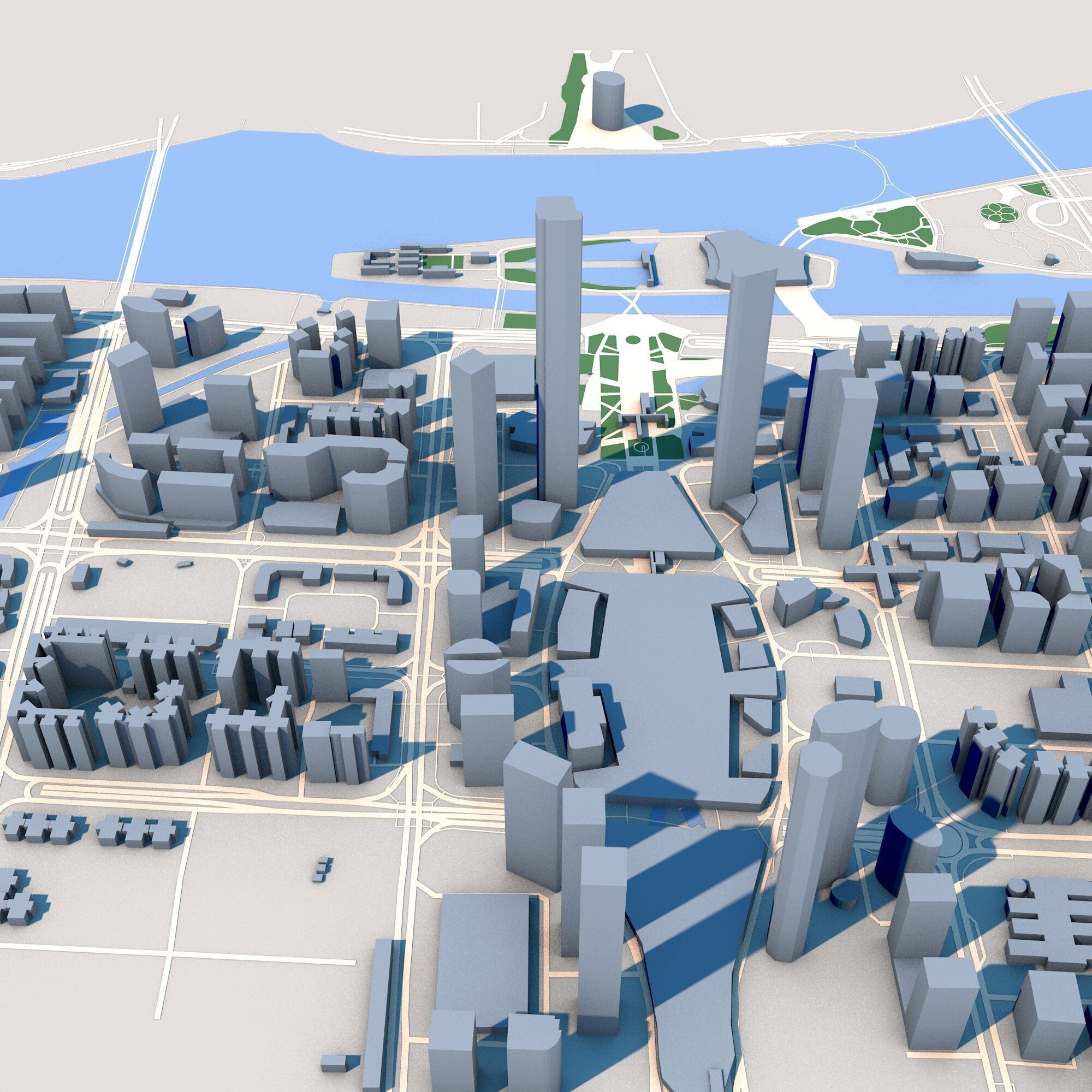 Guangzhou CTF Finance Centre Canton Tower Guangzhou China 3D model_8