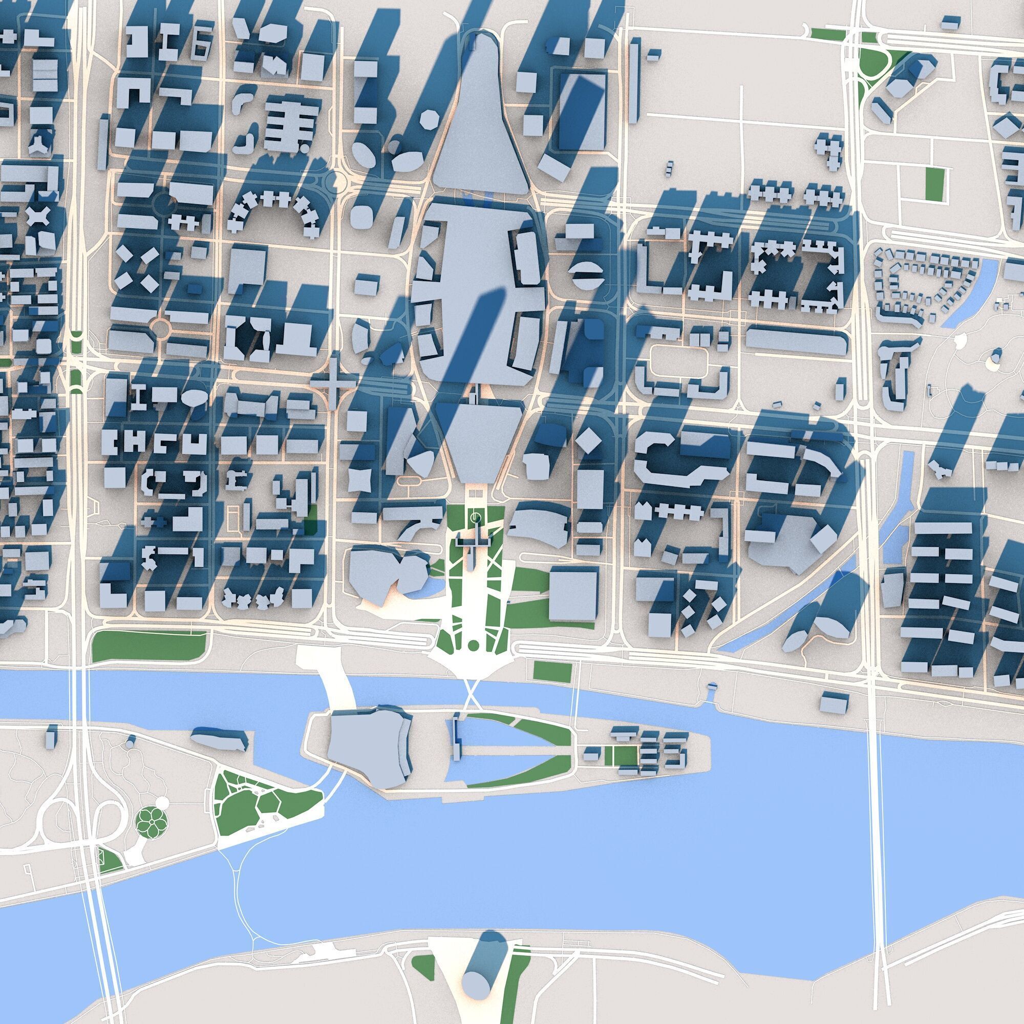 Guangzhou CTF Finance Centre Canton Tower Guangzhou China 3D model_3