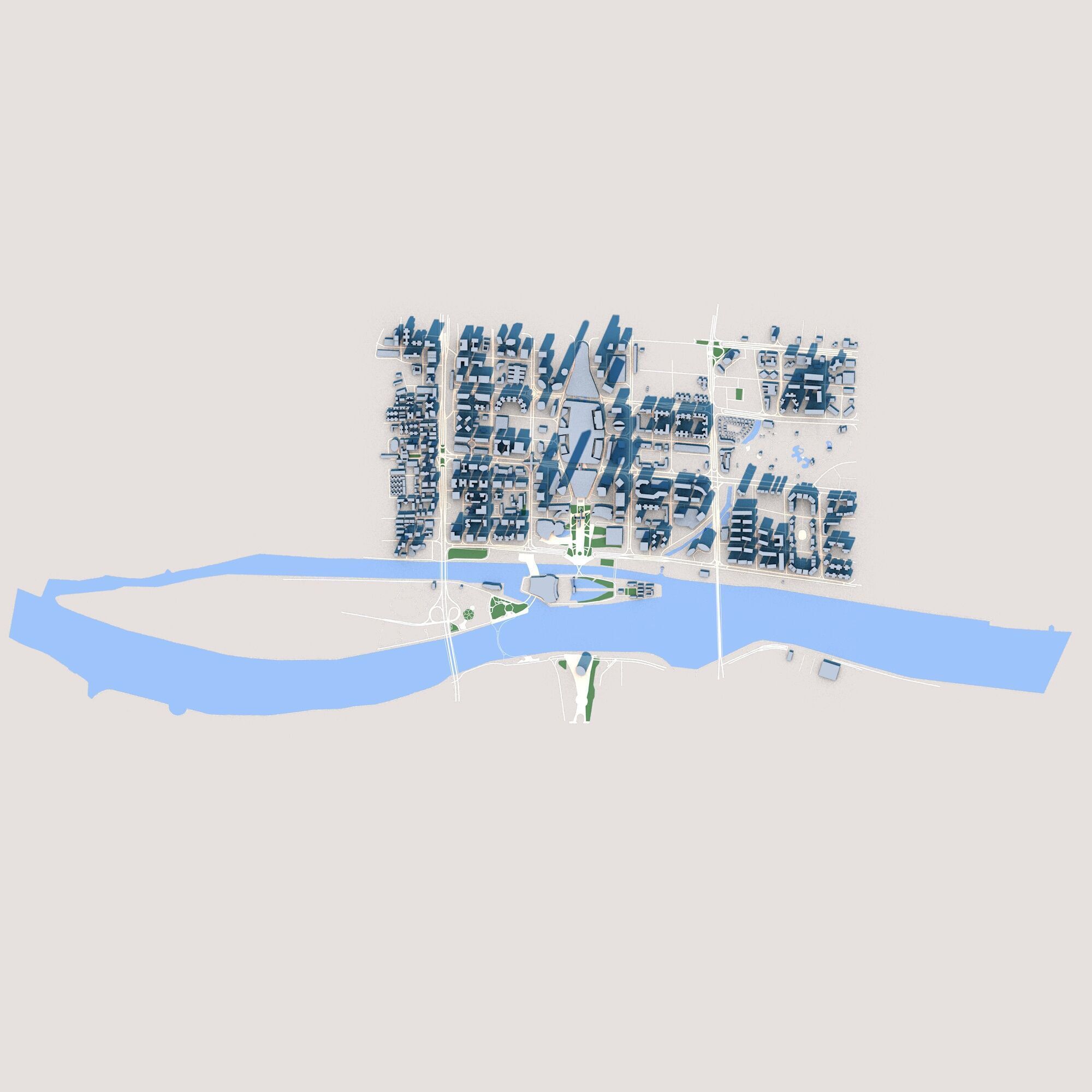 Guangzhou CTF Finance Centre Canton Tower Guangzhou China 3D model_2