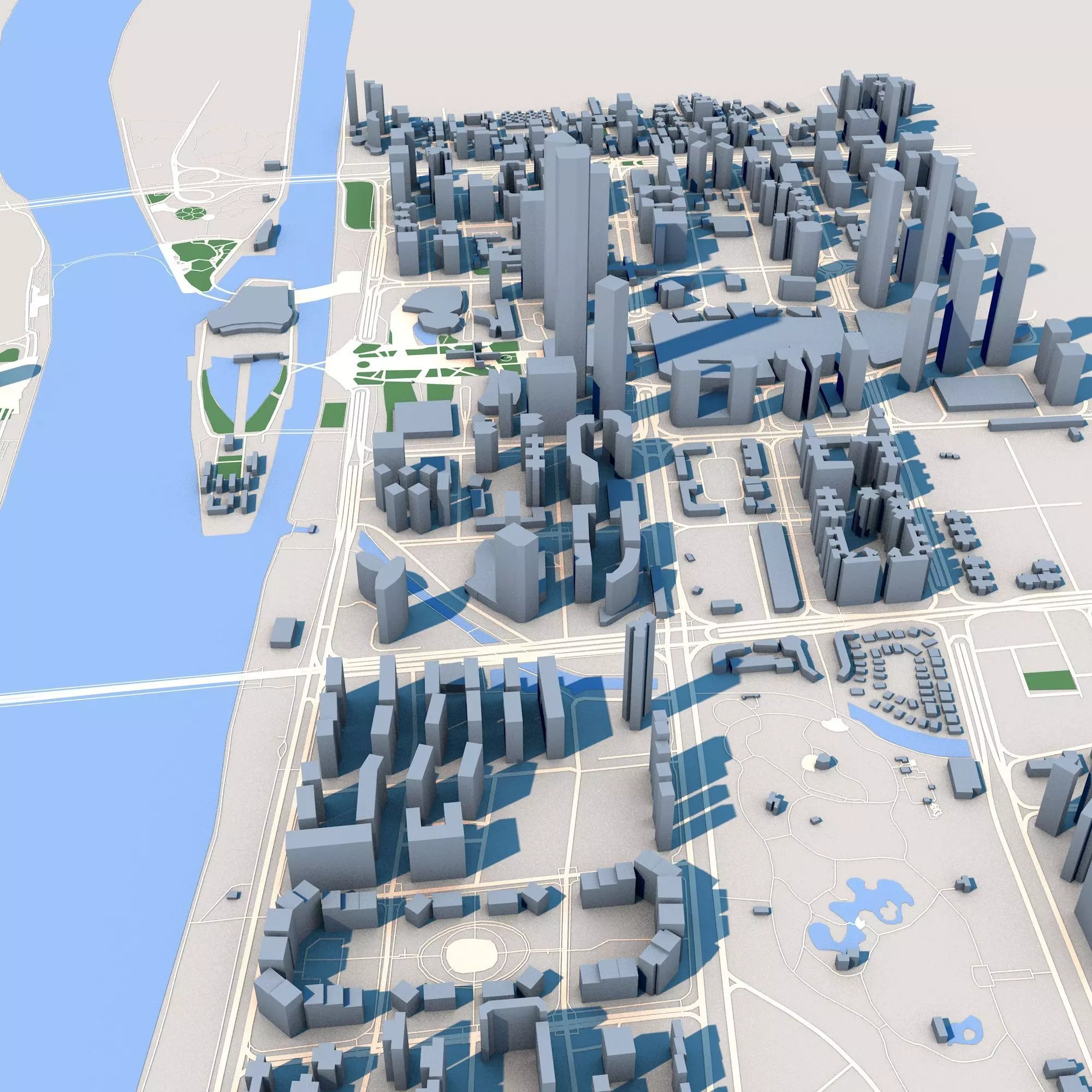 Guangzhou CTF Finance Centre Canton Tower Guangzhou China 3D model_0