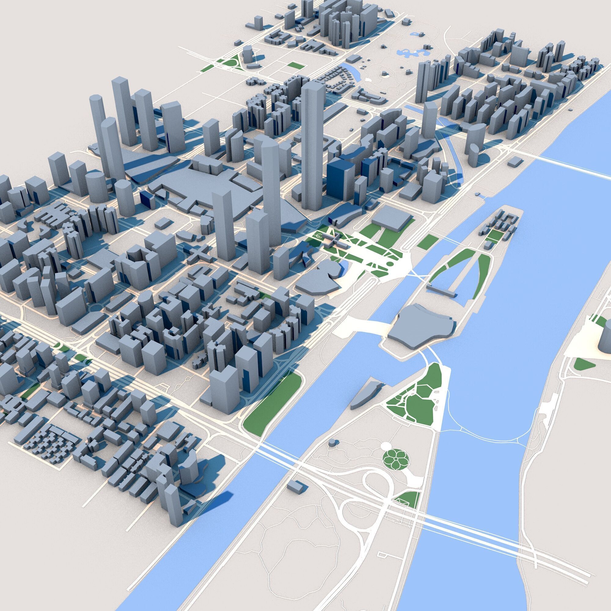 Guangzhou CTF Finance Centre Canton Tower Guangzhou China 3D model_5