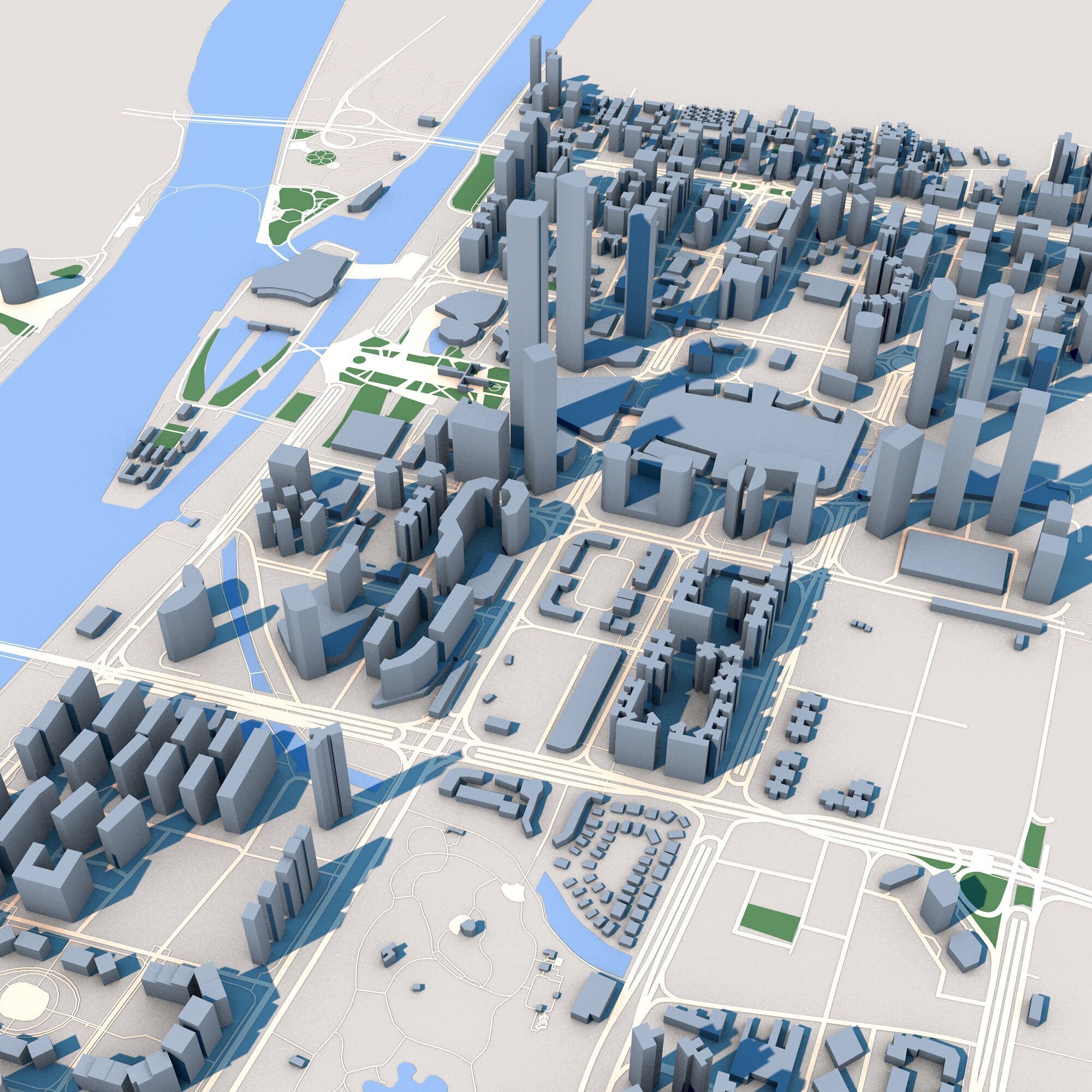 Guangzhou CTF Finance Centre Canton Tower Guangzhou China 3D model_9