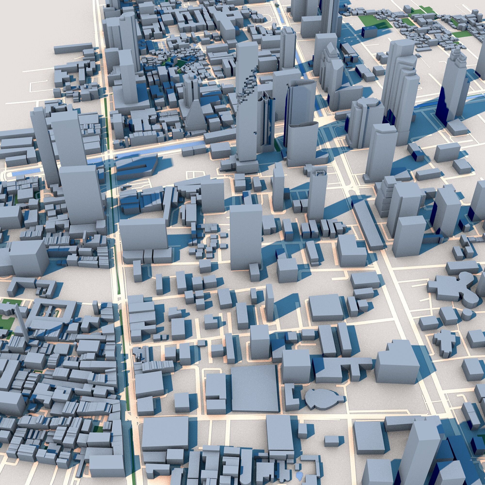 King Power Mahanakhon Baiyoke Tower II Bangkok Thailand  3D model_8