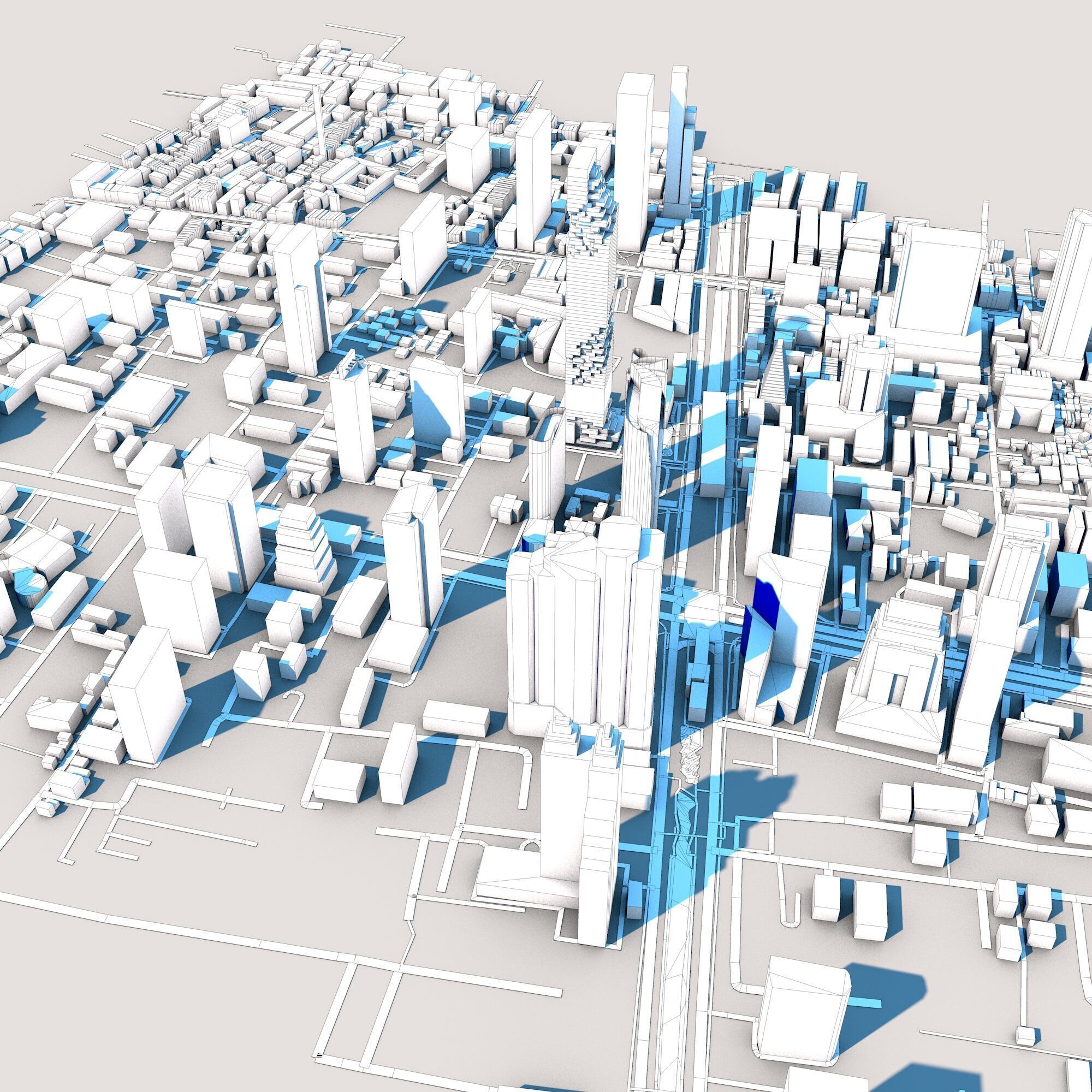 King Power Mahanakhon Baiyoke Tower II Bangkok Thailand  3D model_10