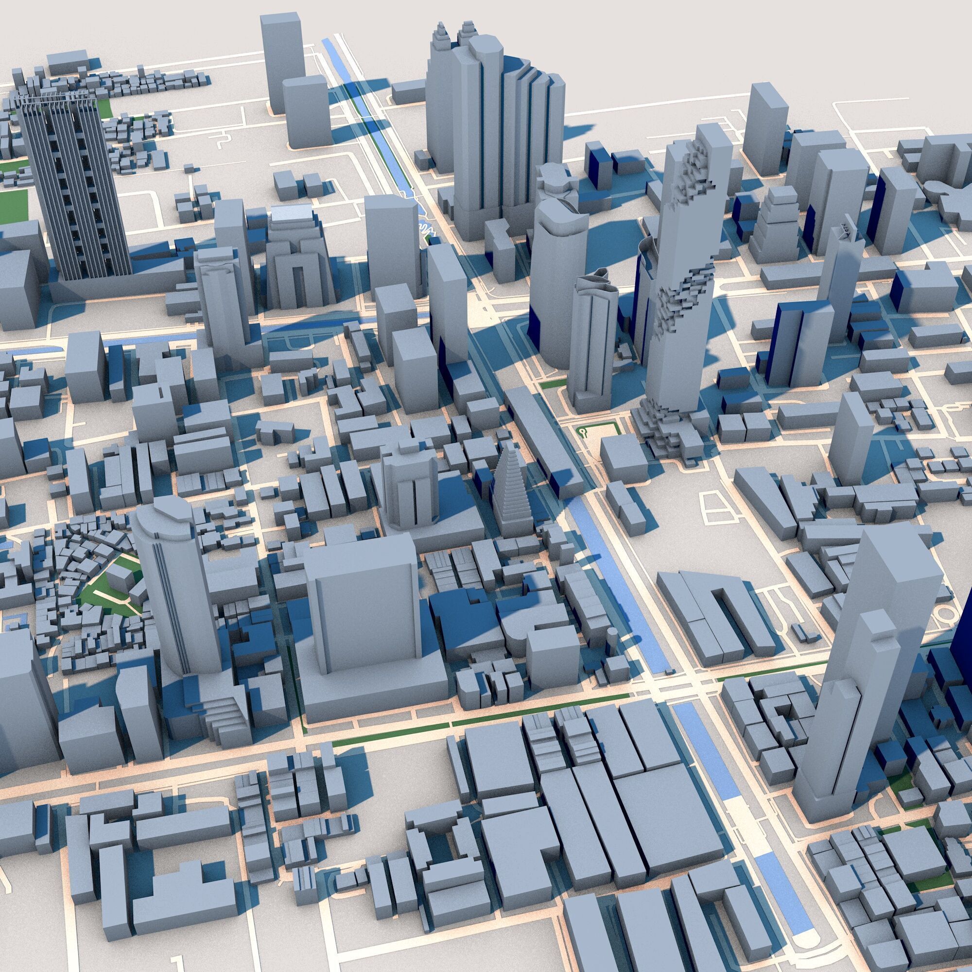 King Power Mahanakhon Baiyoke Tower II Bangkok Thailand  3D model_6