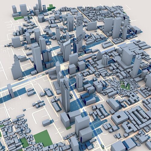 King Power Mahanakhon Baiyoke Tower II Bangkok Thailand  3D model 5