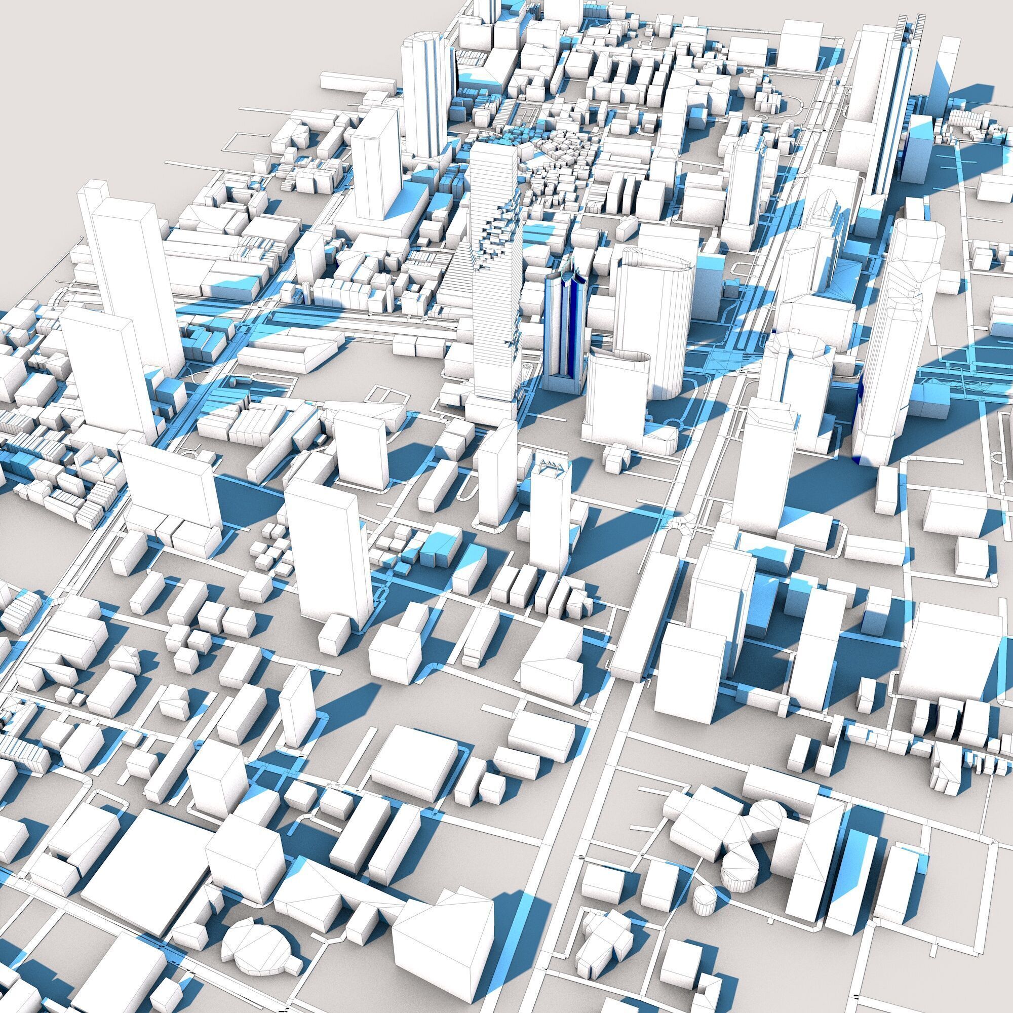 King Power Mahanakhon Baiyoke Tower II Bangkok Thailand  3D model_11