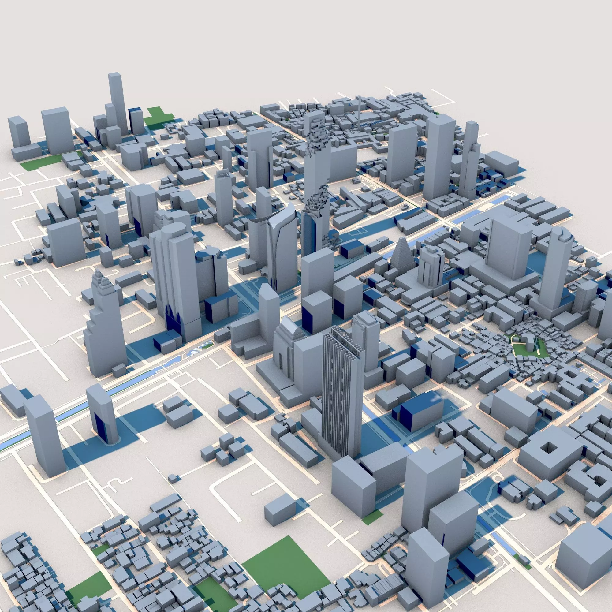 King Power Mahanakhon Baiyoke Tower II Bangkok Thailand  3D model_0
