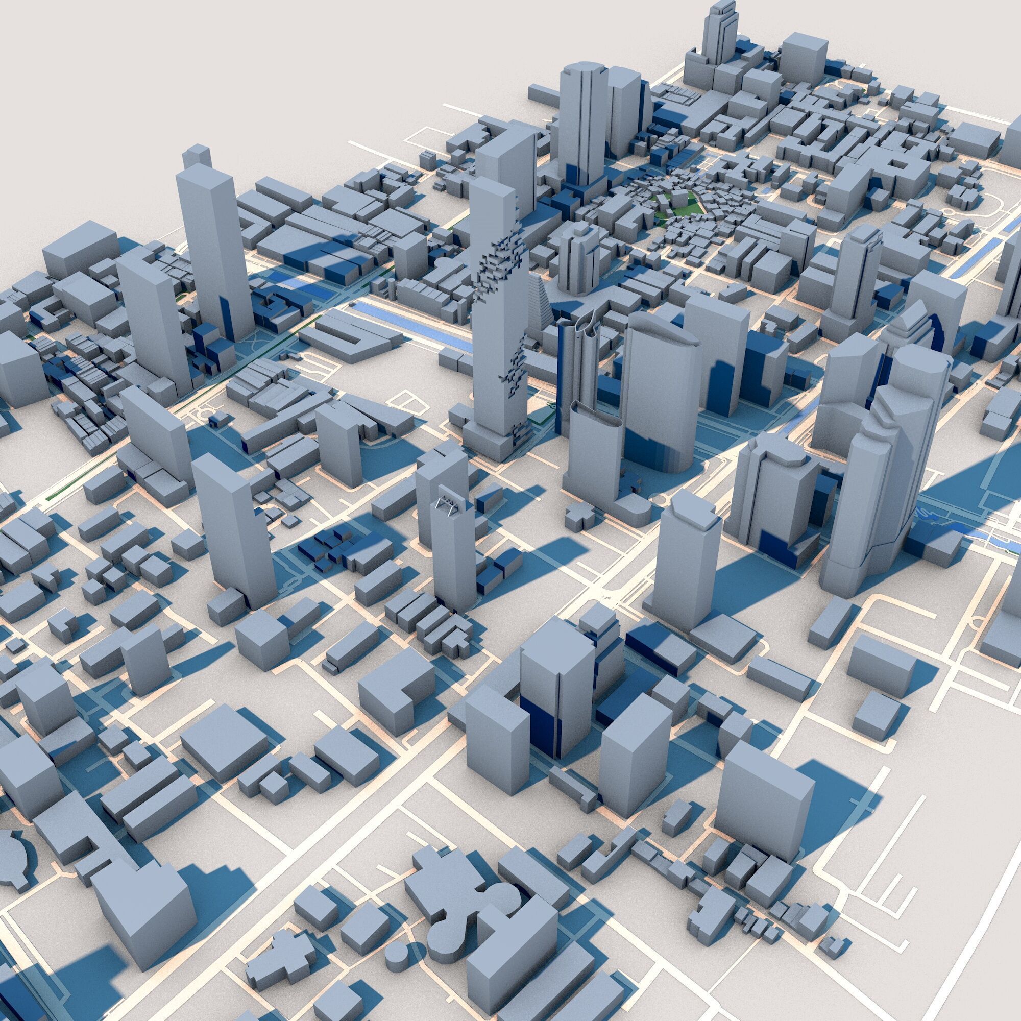 King Power Mahanakhon Baiyoke Tower II Bangkok Thailand  3D model_9