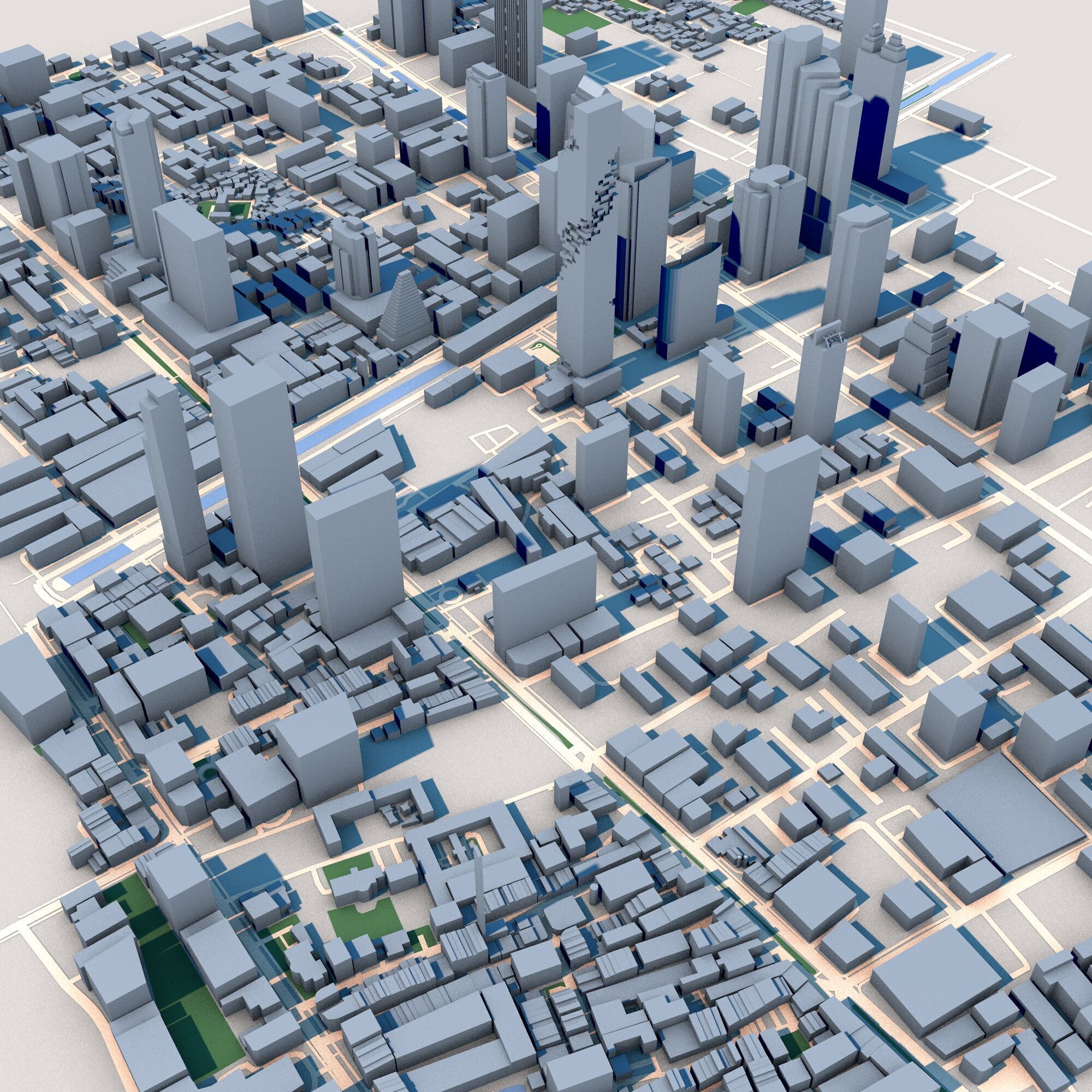 King Power Mahanakhon Baiyoke Tower II Bangkok Thailand  3D model_7