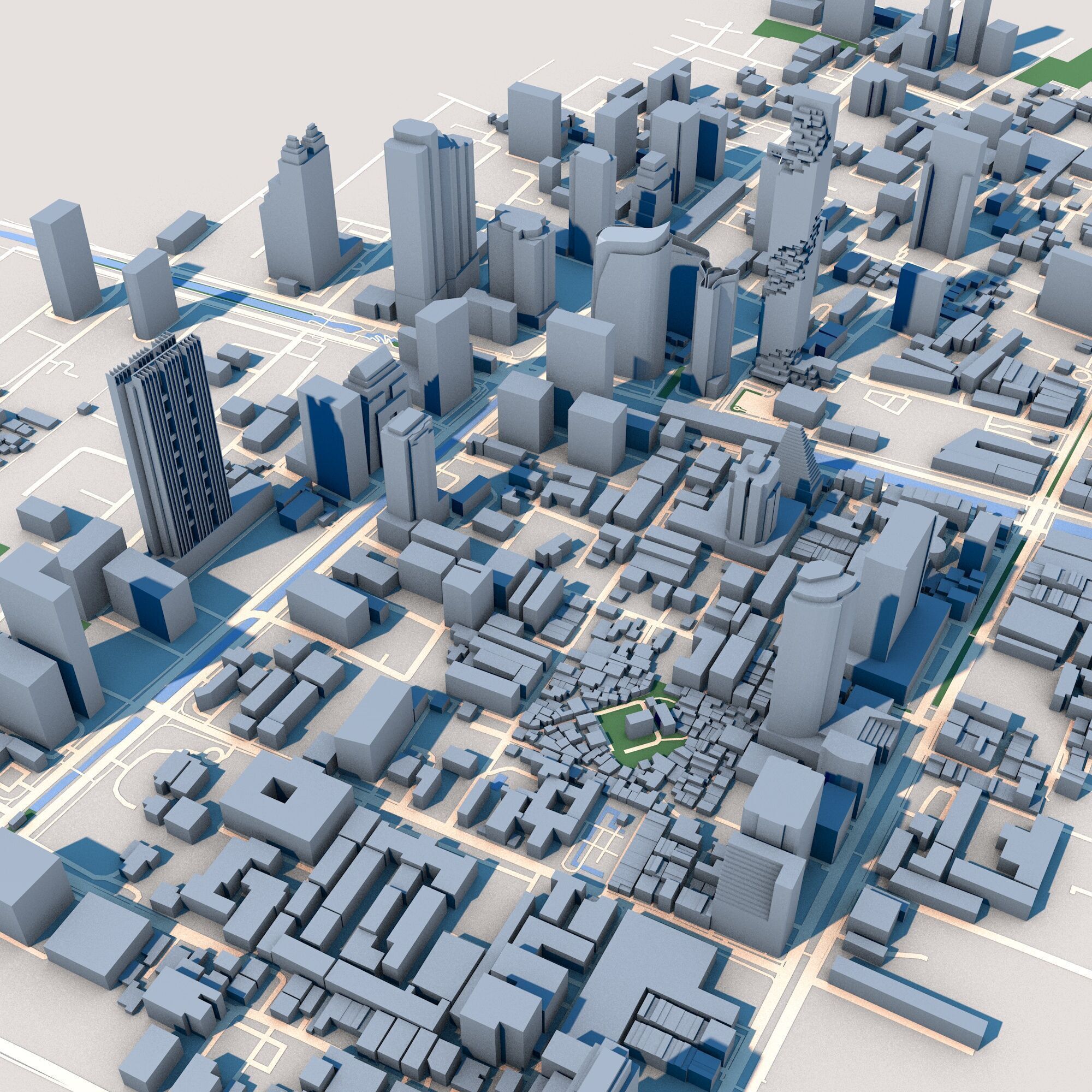 King Power Mahanakhon Baiyoke Tower II Bangkok Thailand  3D model_5