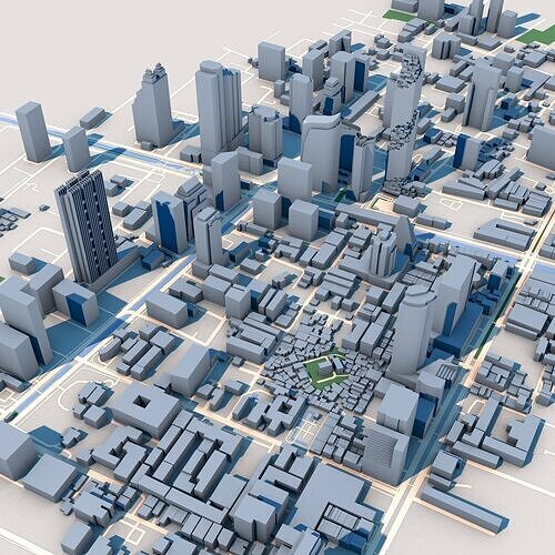 King Power Mahanakhon Baiyoke Tower II Bangkok Thailand  3D model 6