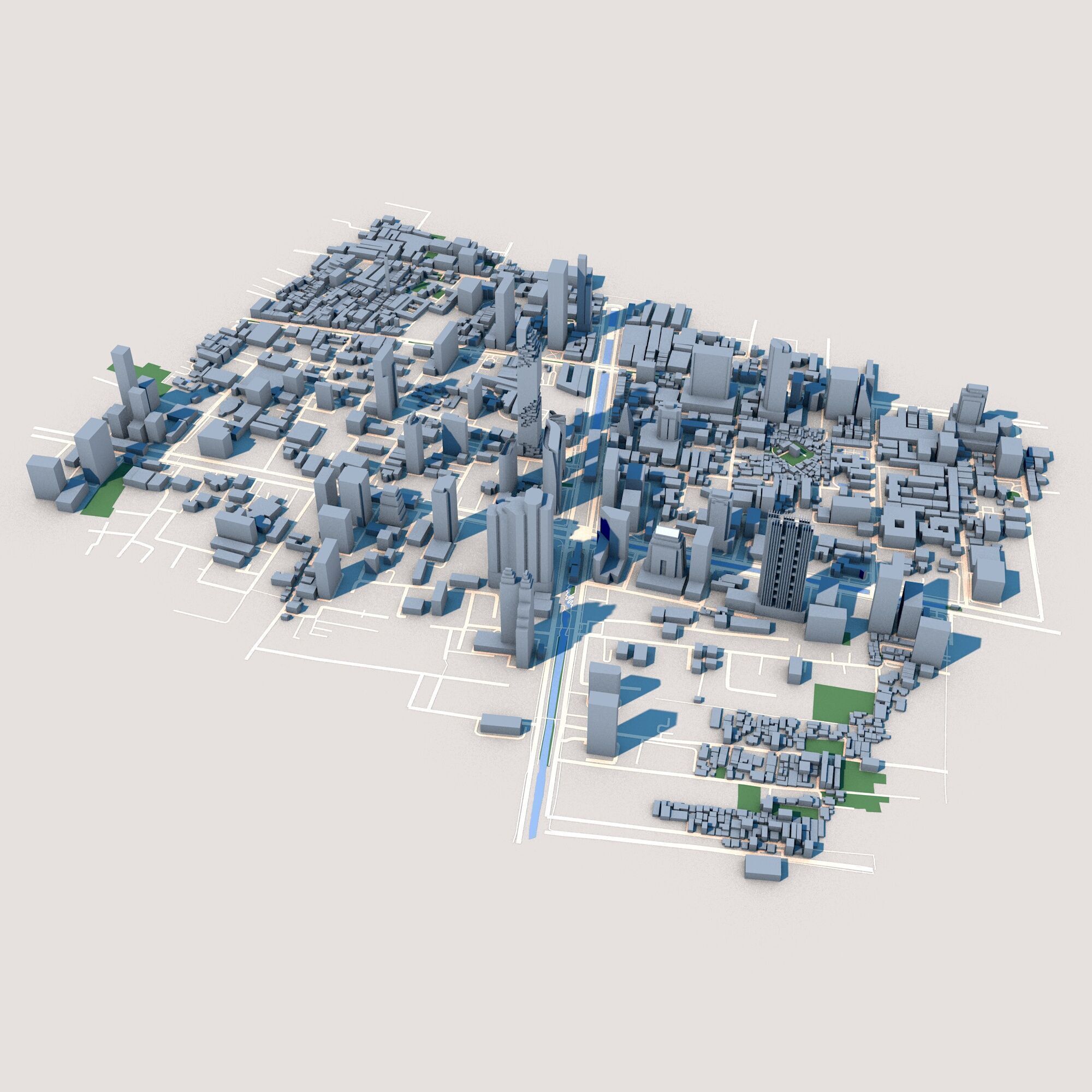 King Power Mahanakhon Baiyoke Tower II Bangkok Thailand  3D model_1