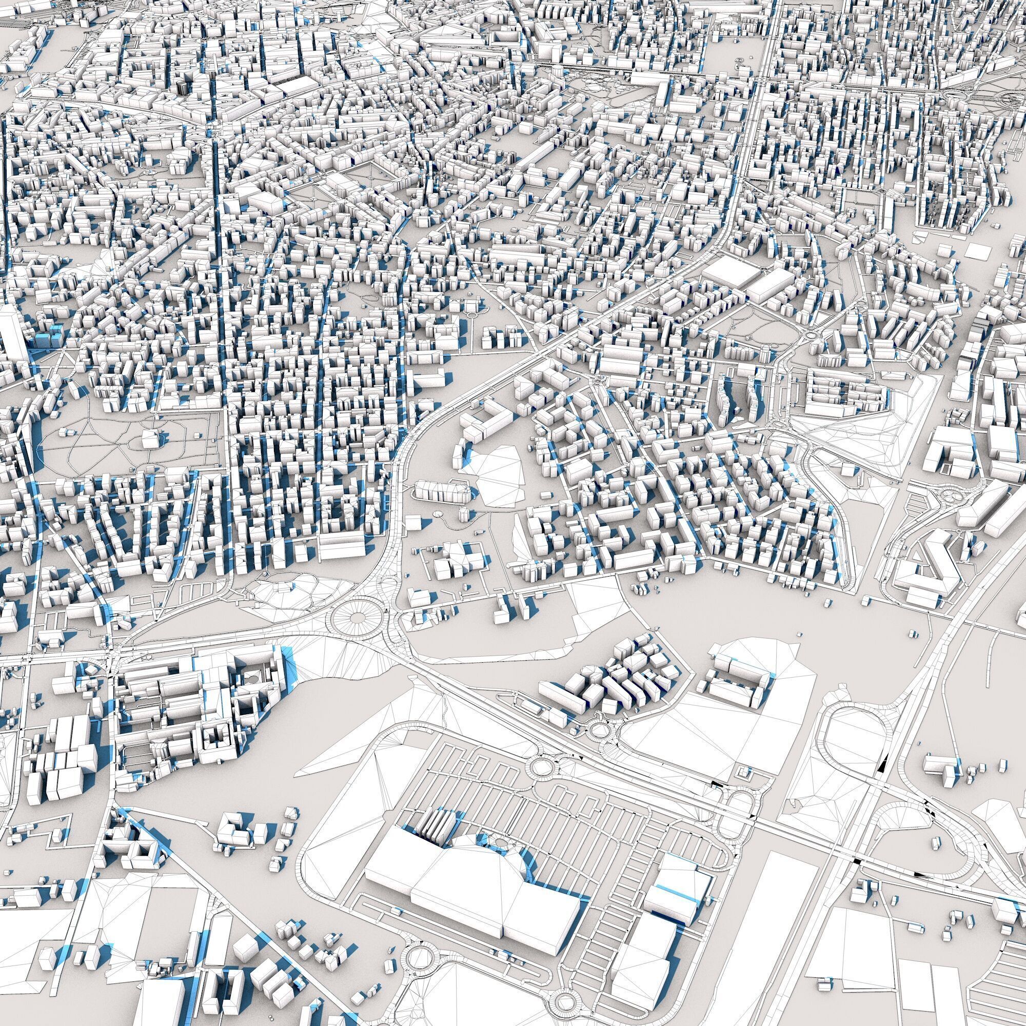 Livorno City Italy 3D model_12