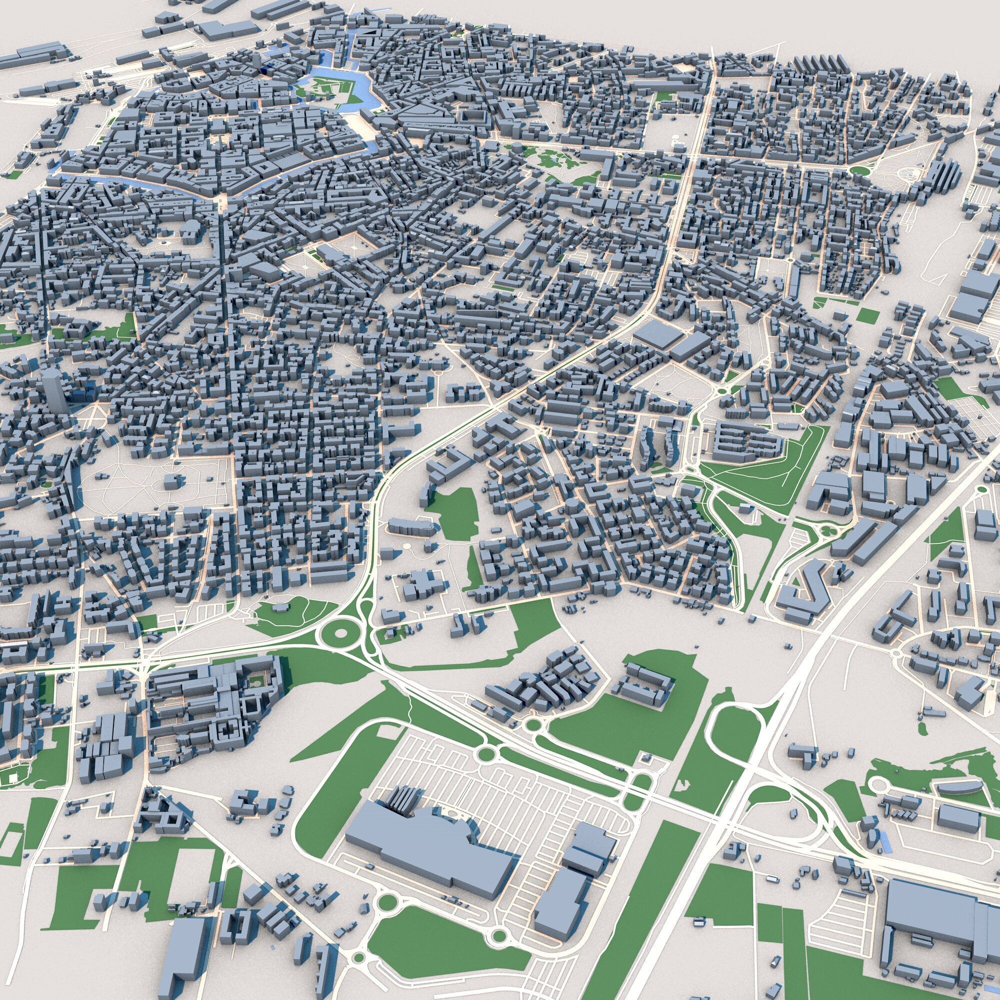 Livorno City Italy 3D model_3