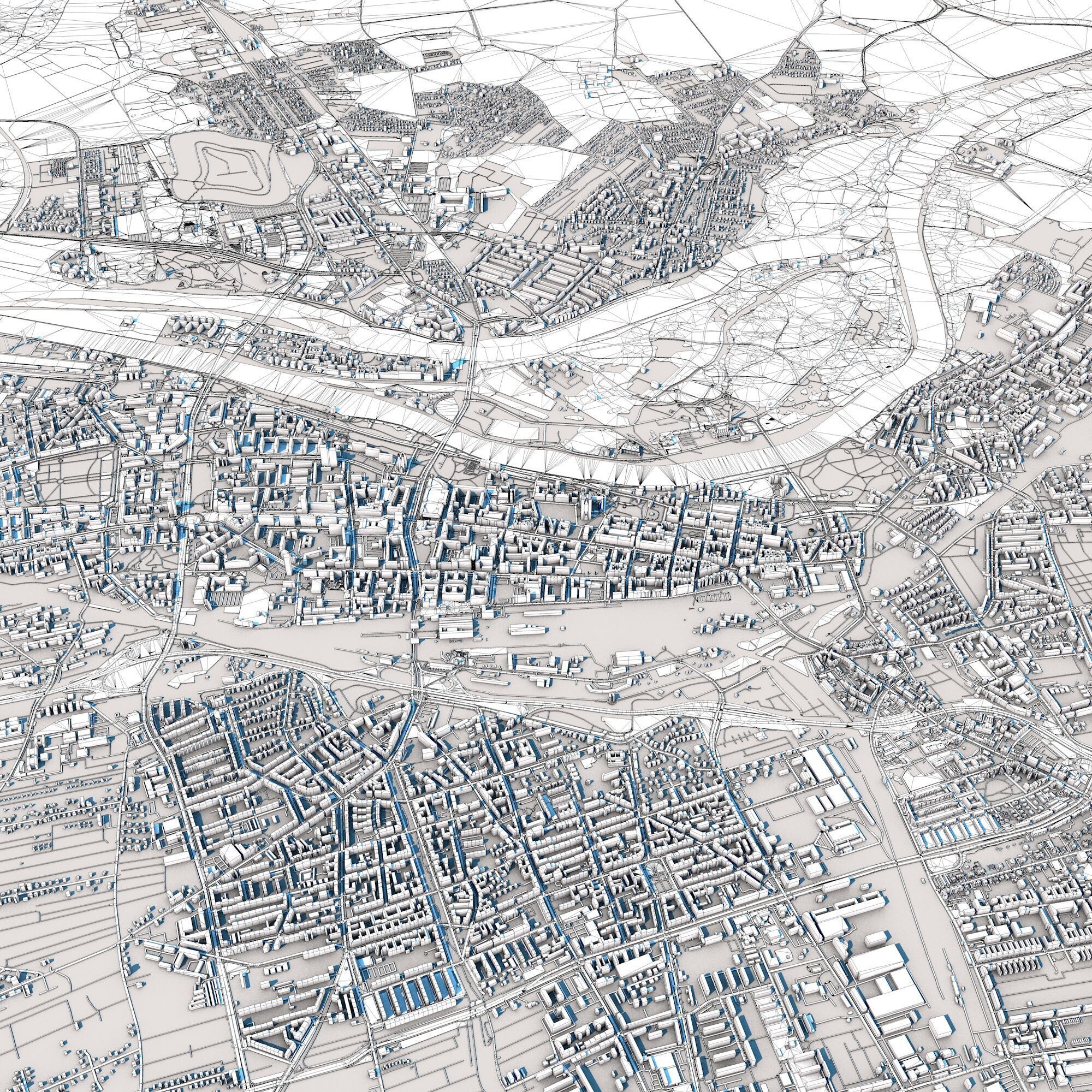 Magdeburg City Germany 3D model_14