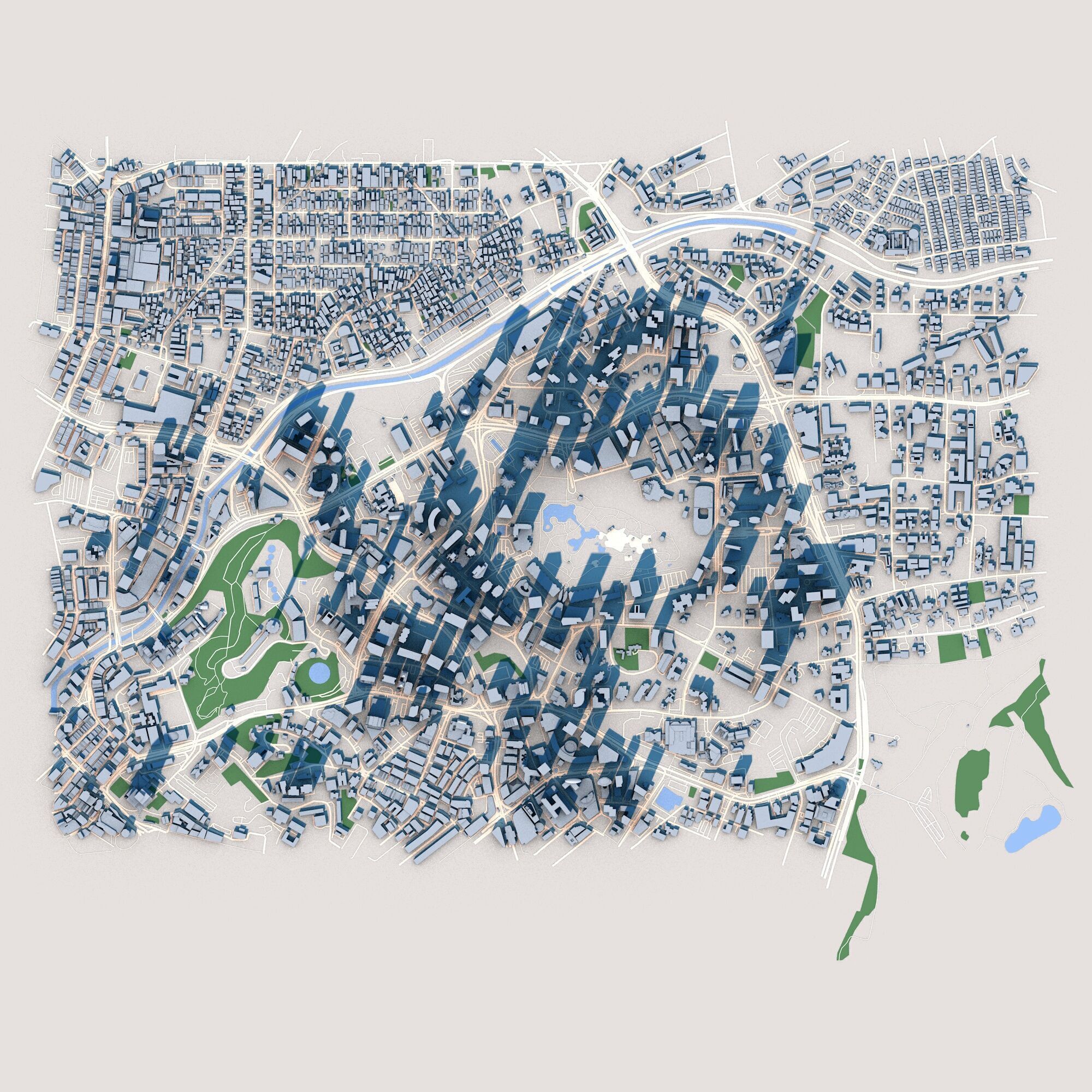 Merdeka 118 Petronas Towers Kuala Lumpur Malaysia 3D model_2