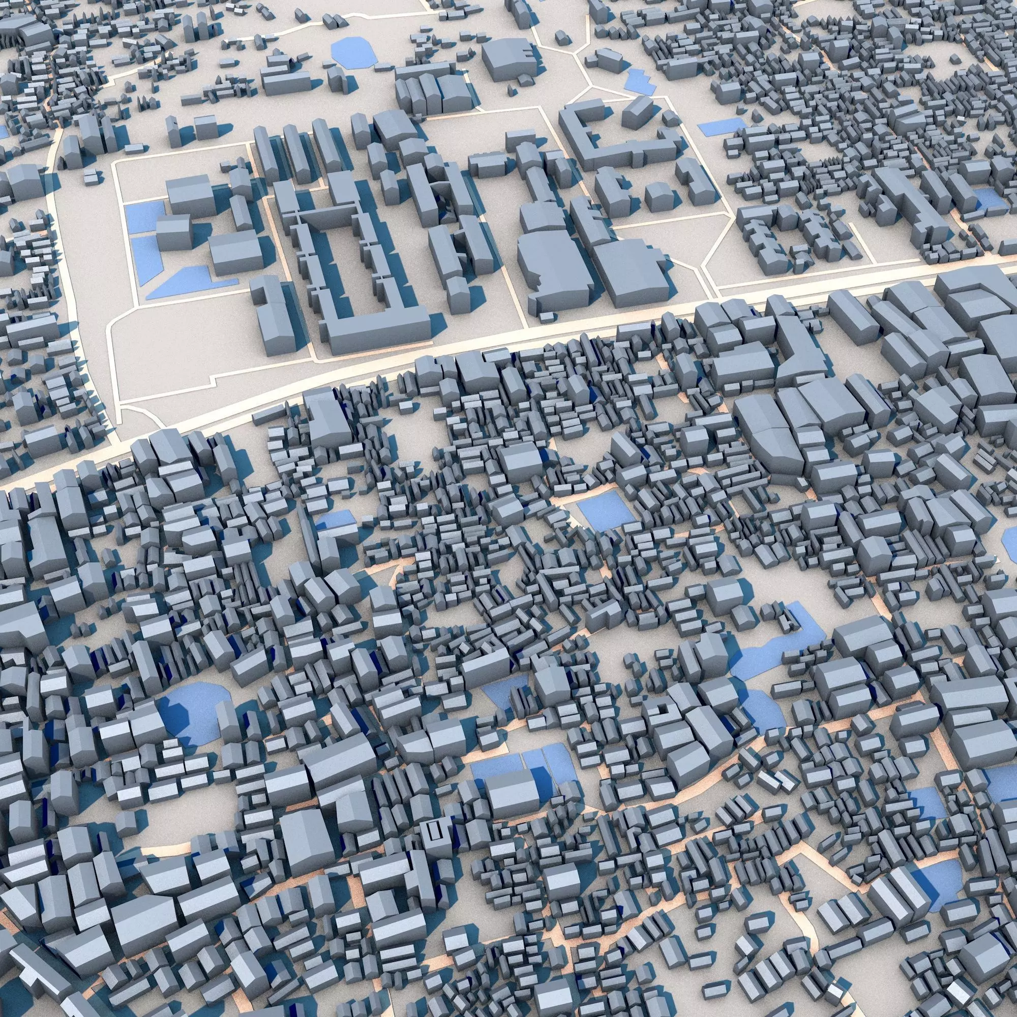 National University Gazipur City Bangladesh 3D model_0