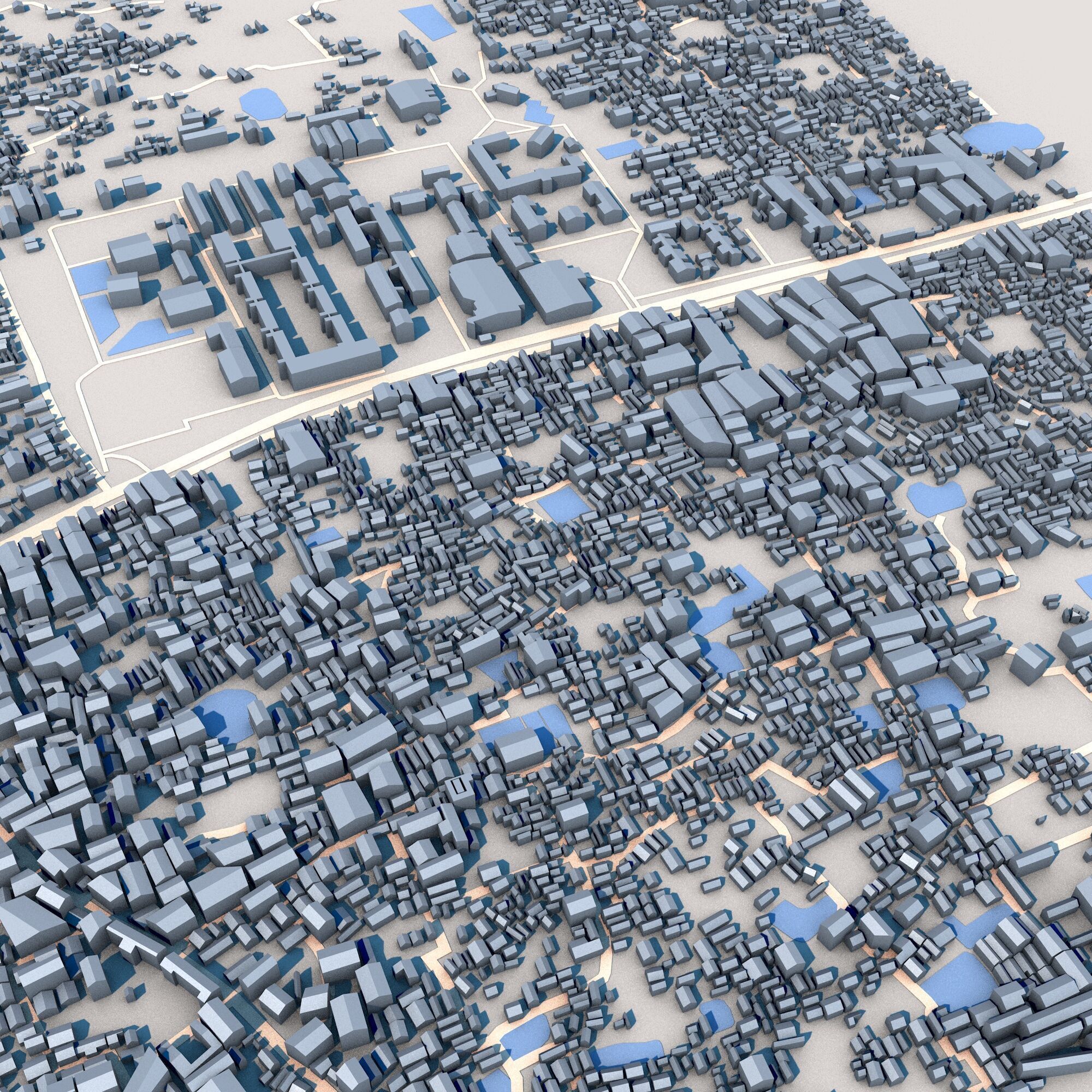 National University Gazipur City Bangladesh 3D model_6