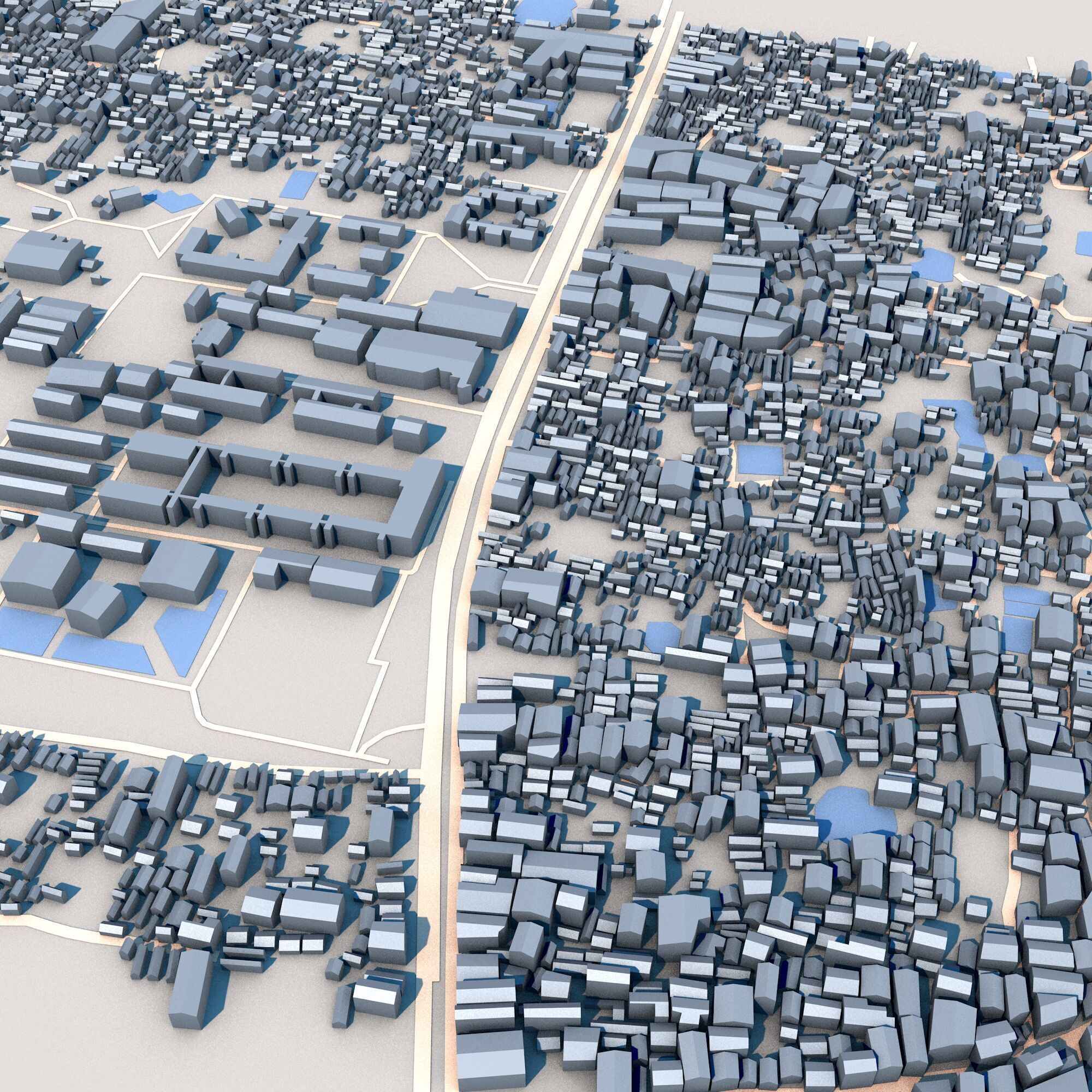 National University Gazipur City Bangladesh 3D model_5