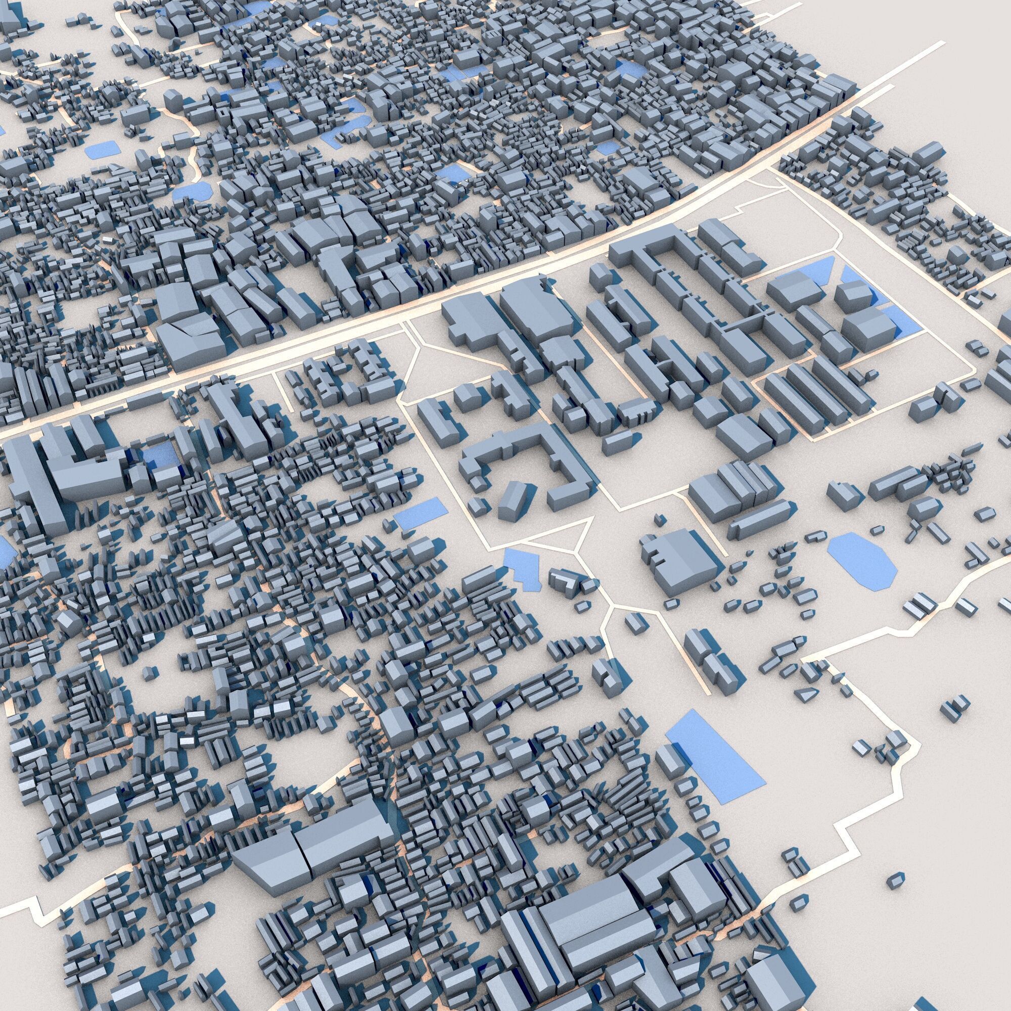 National University Gazipur City Bangladesh 3D model_9