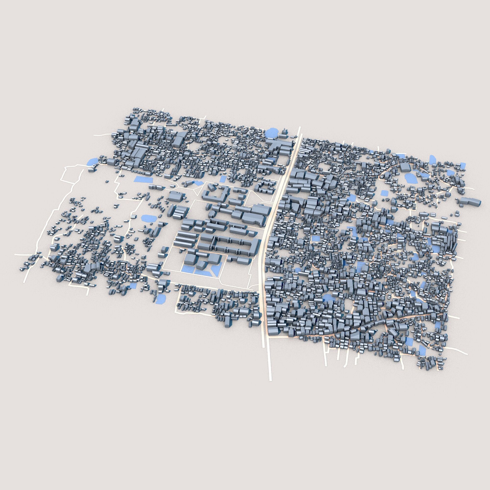 National University Gazipur City Bangladesh 3D model_1