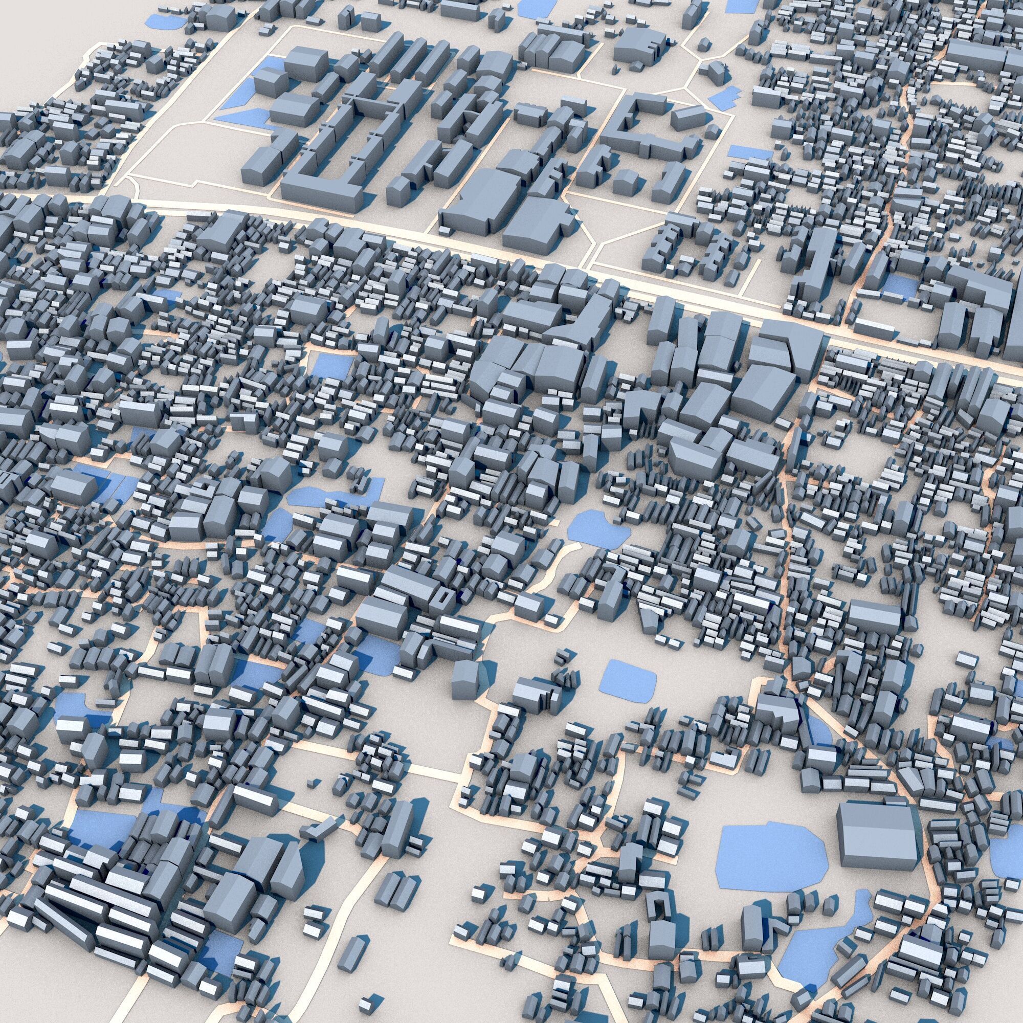 National University Gazipur City Bangladesh 3D model_7