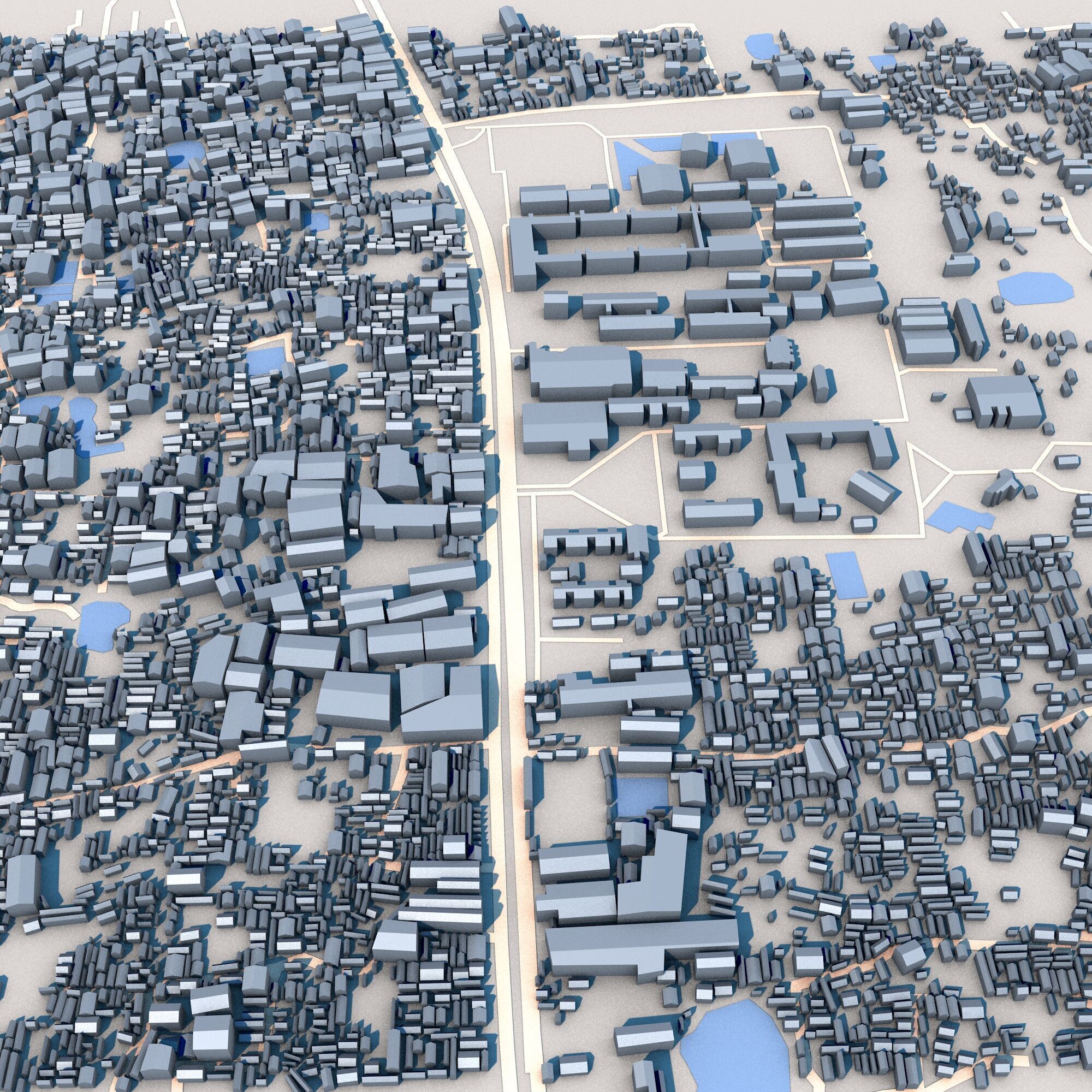 National University Gazipur City Bangladesh 3D model_8