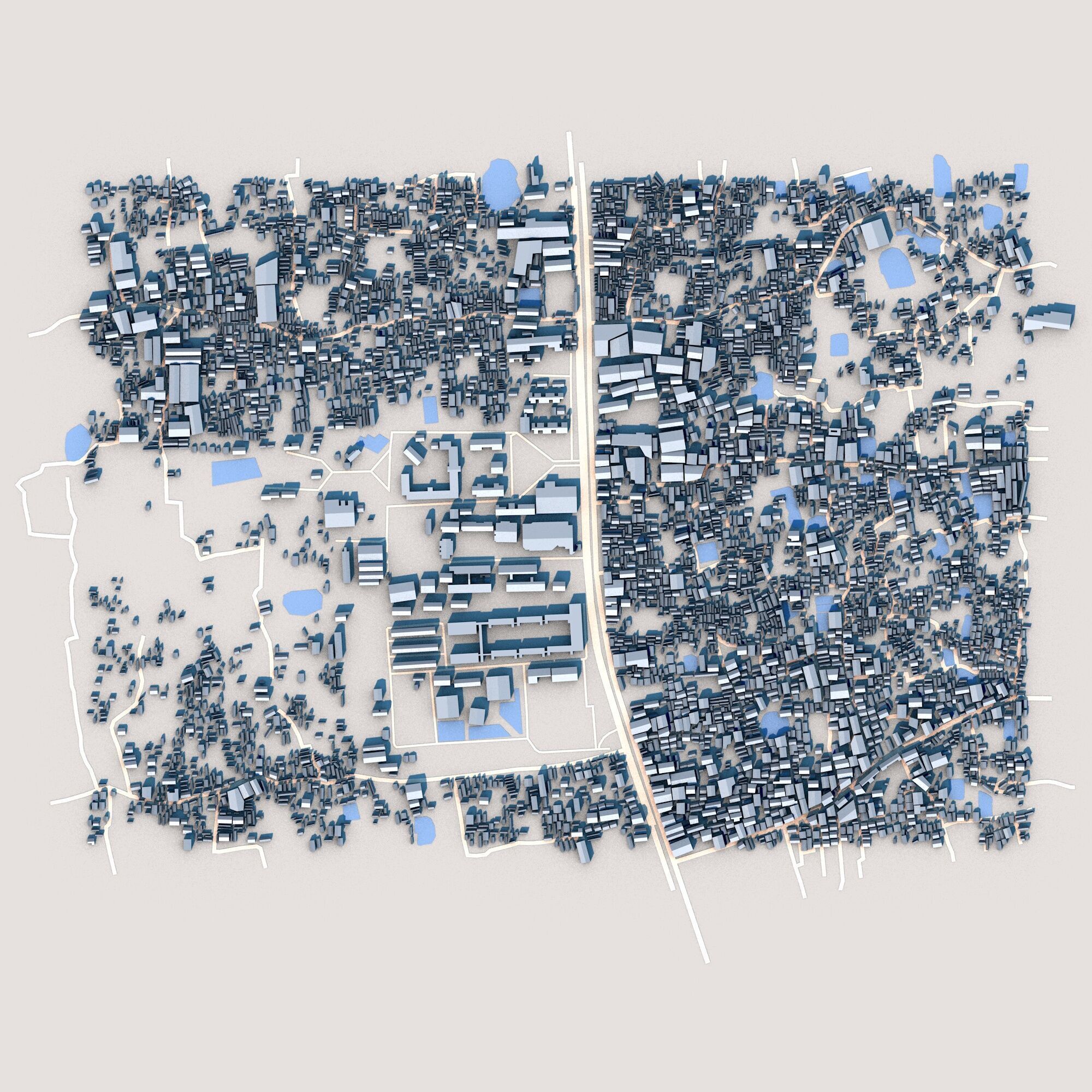 National University Gazipur City Bangladesh 3D model_2