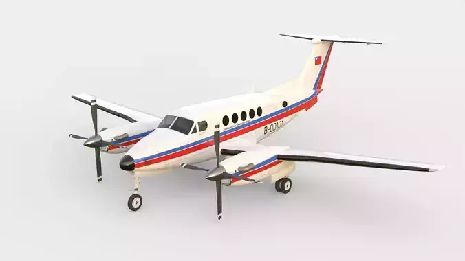 Beechcraft King Air B100 Cockpit Included