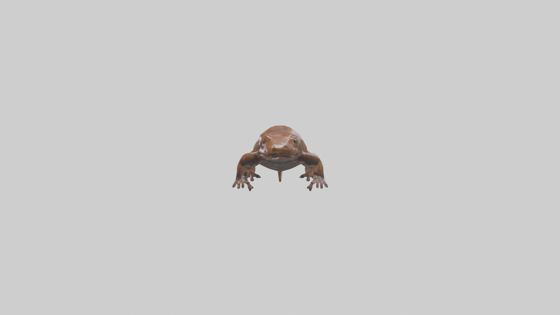 Giant Salamander swimming model Low-poly 3D model_12