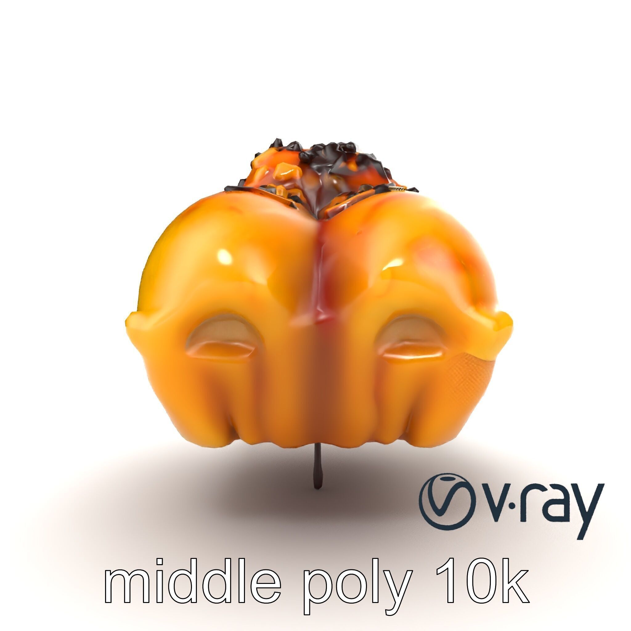 Takoyaki Deluxe Plate Model Pack Low-poly 3D model_19