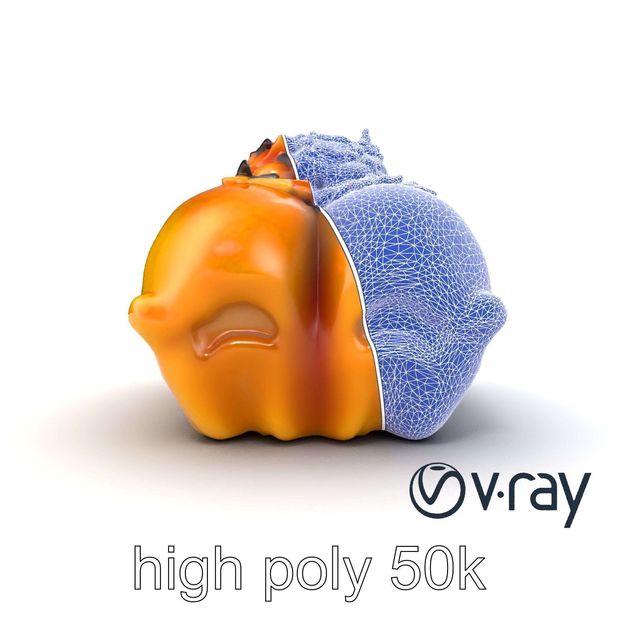 Takoyaki Deluxe Plate Model Pack Low-poly 3D model_24