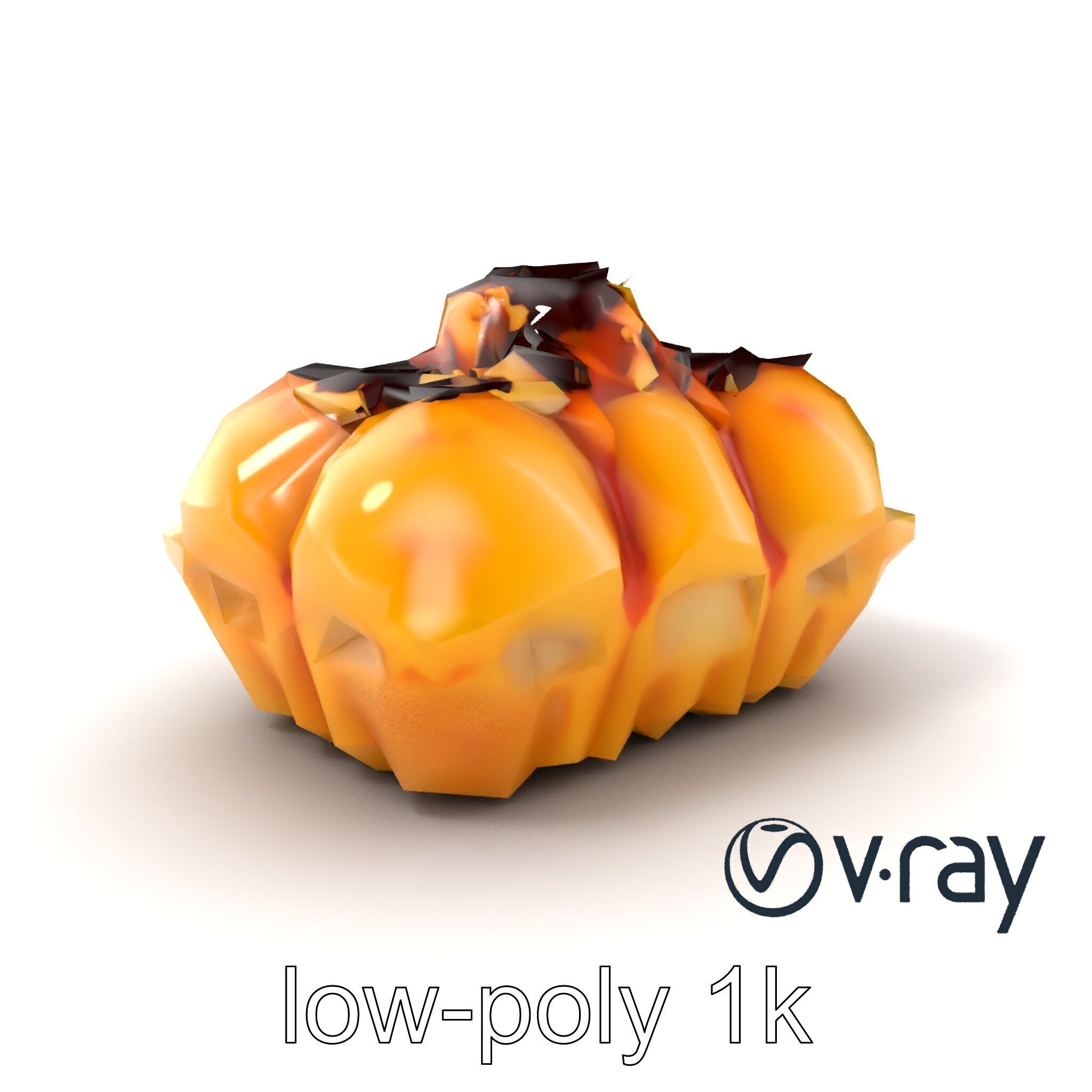 Takoyaki Deluxe Plate Model Pack Low-poly 3D model_5