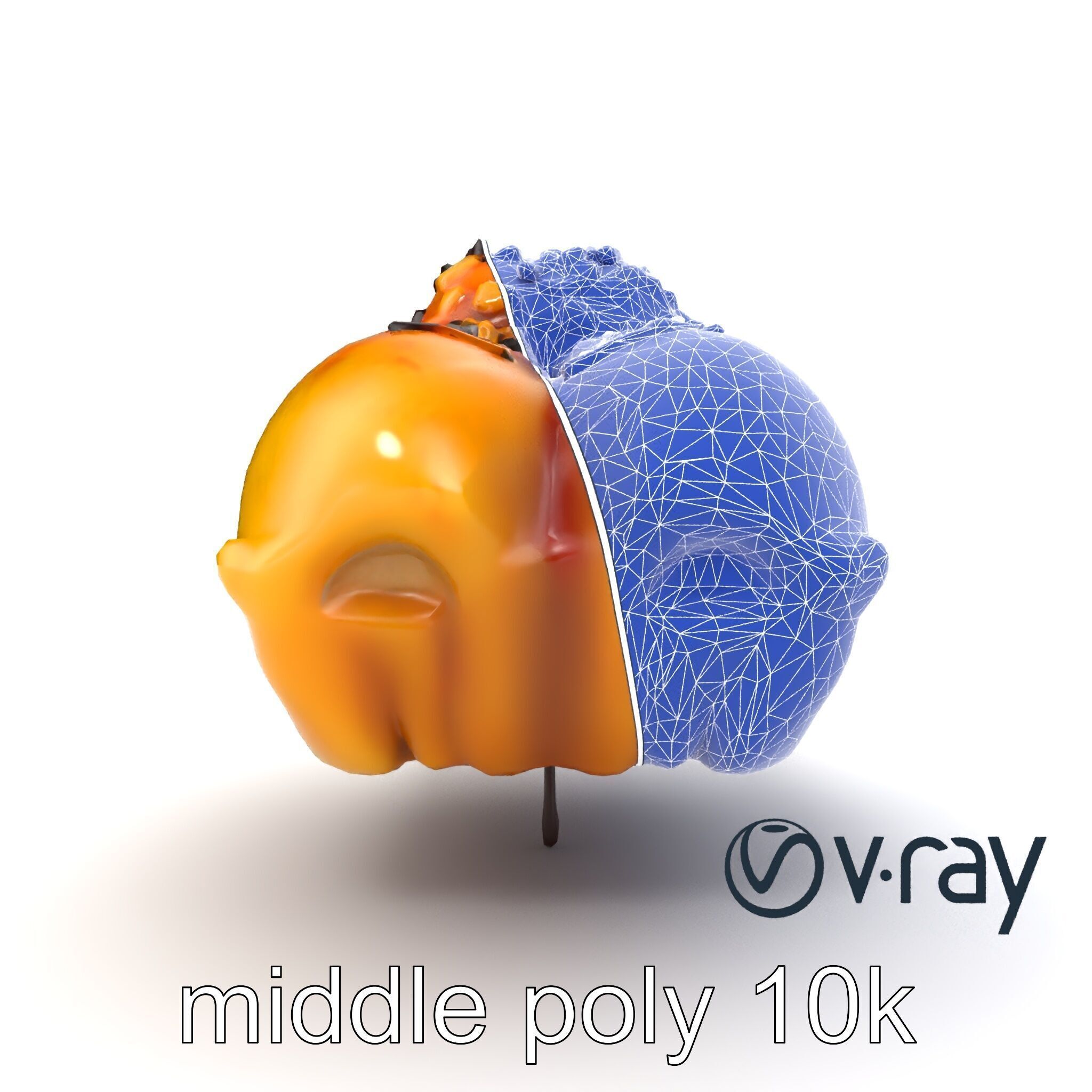 Takoyaki Deluxe Plate Model Pack Low-poly 3D model_15