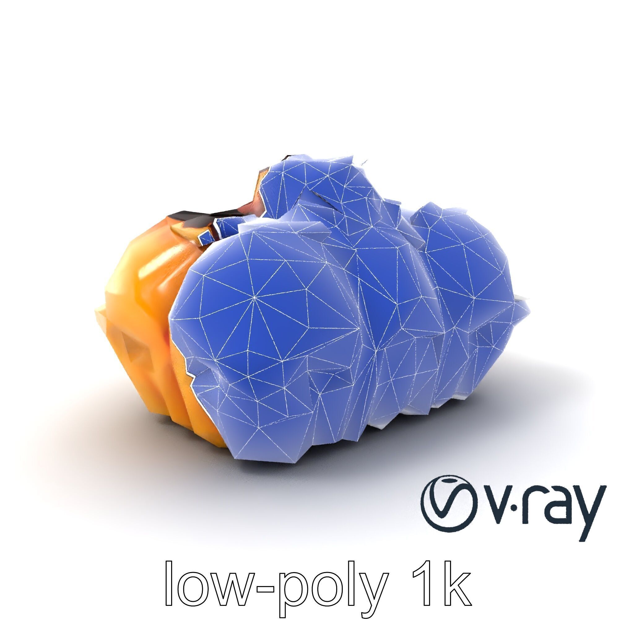 Takoyaki Deluxe Plate Model Pack Low-poly 3D model_7