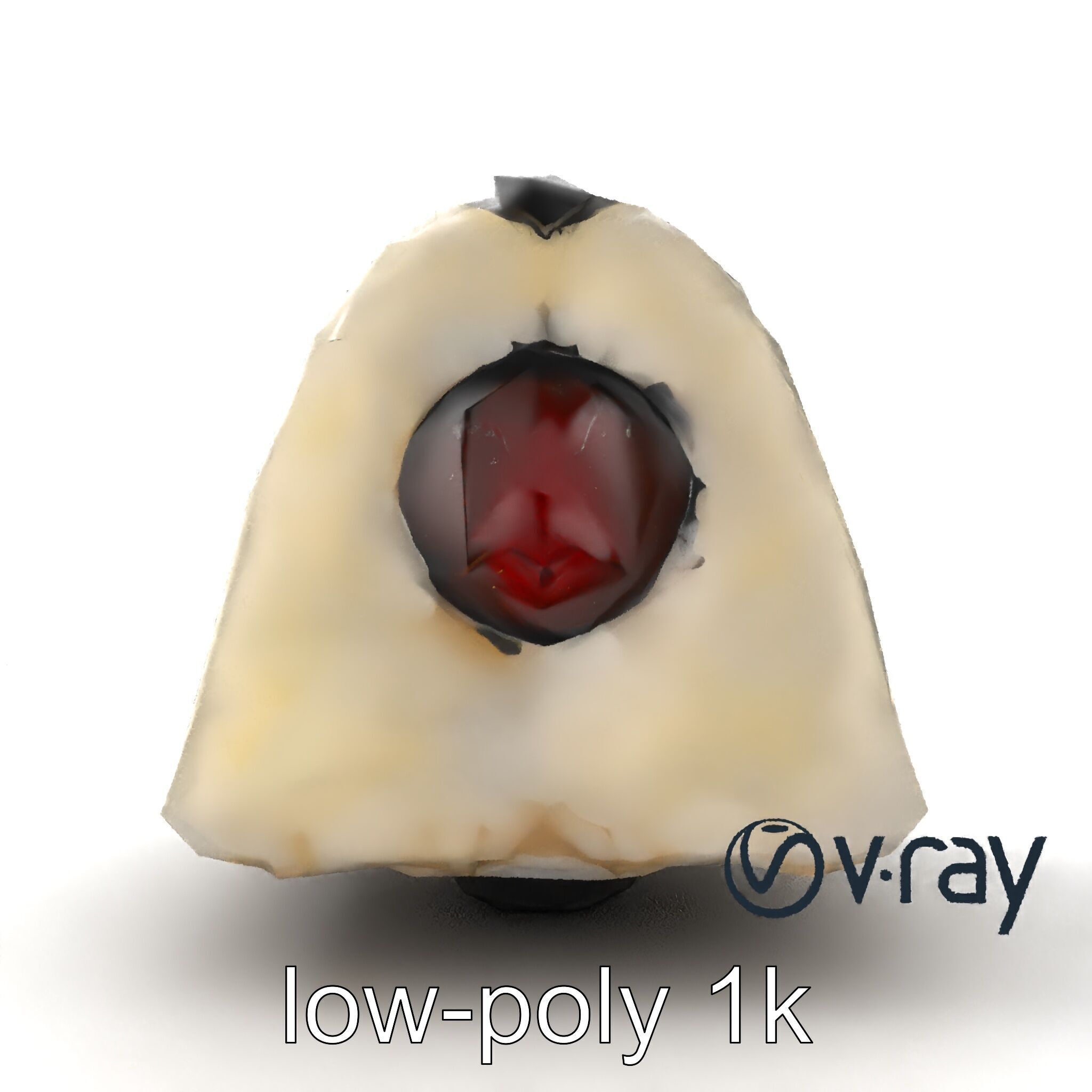 Onigiri Rice Ball Umeboshi Fill model pack Low-poly 3D model_23