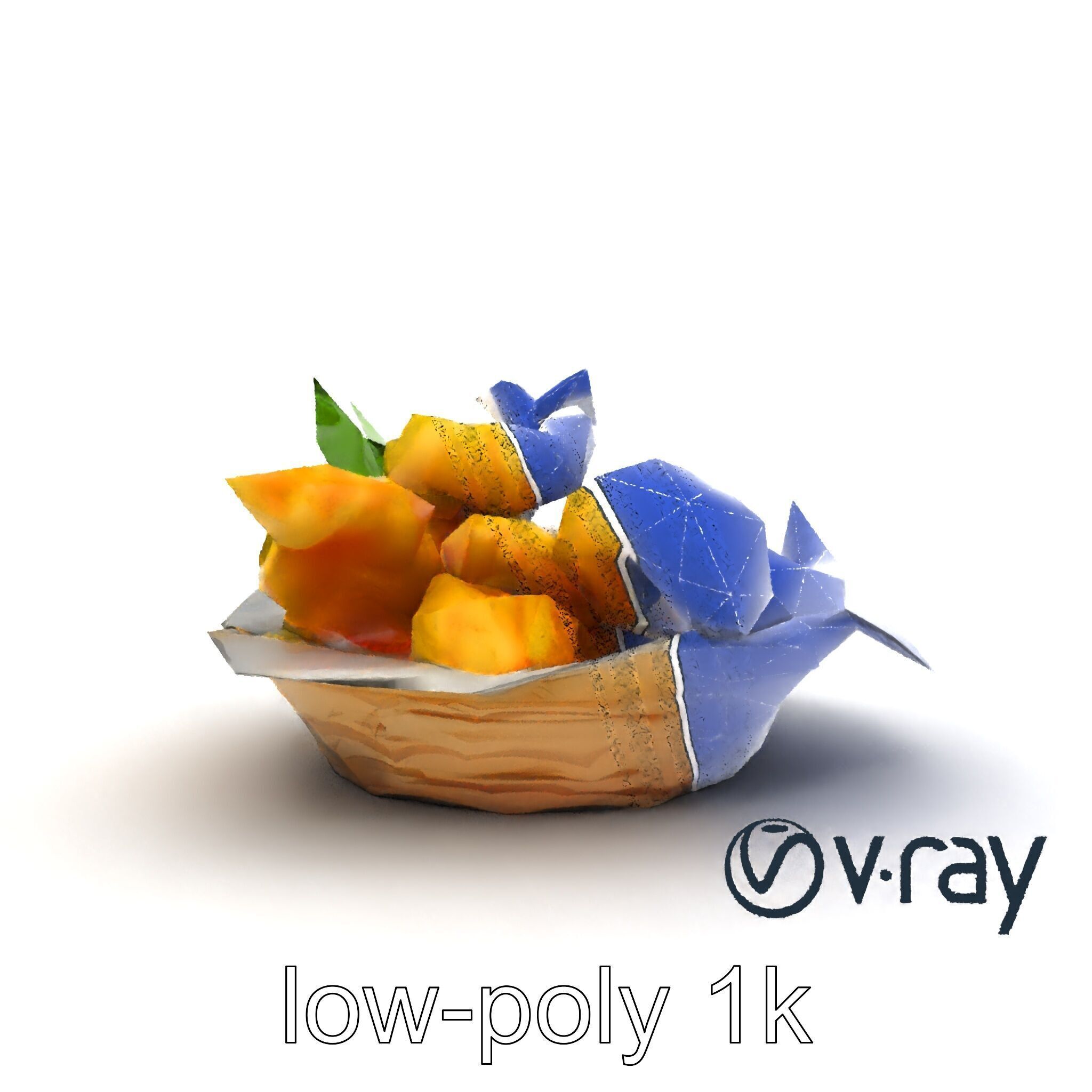 Tempura Assortment Pack with Texture Detailing model pack Low-poly 3D model_23