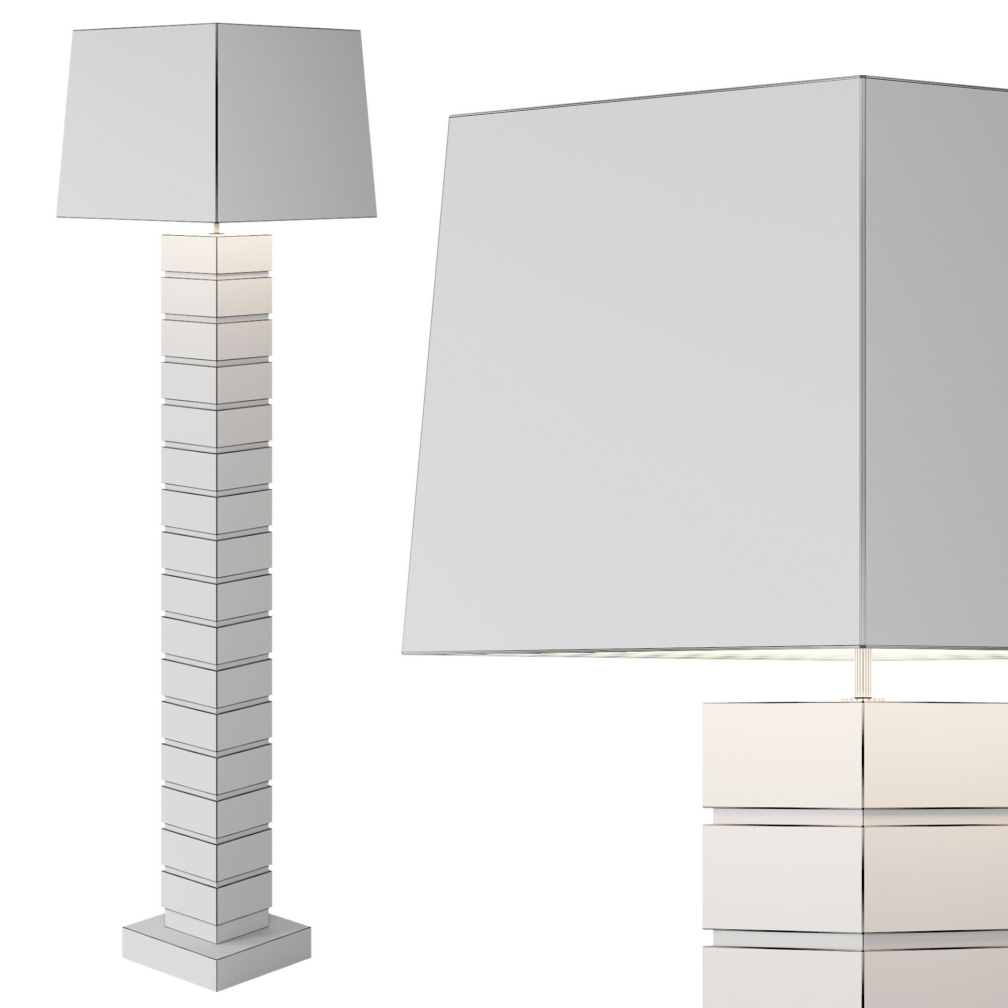 Floor Lamp Cary 3D model_1