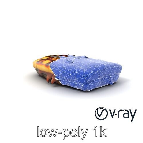 Okonomiyaki Savory Pancake Iron Plate model pack Low-poly 3D model 7