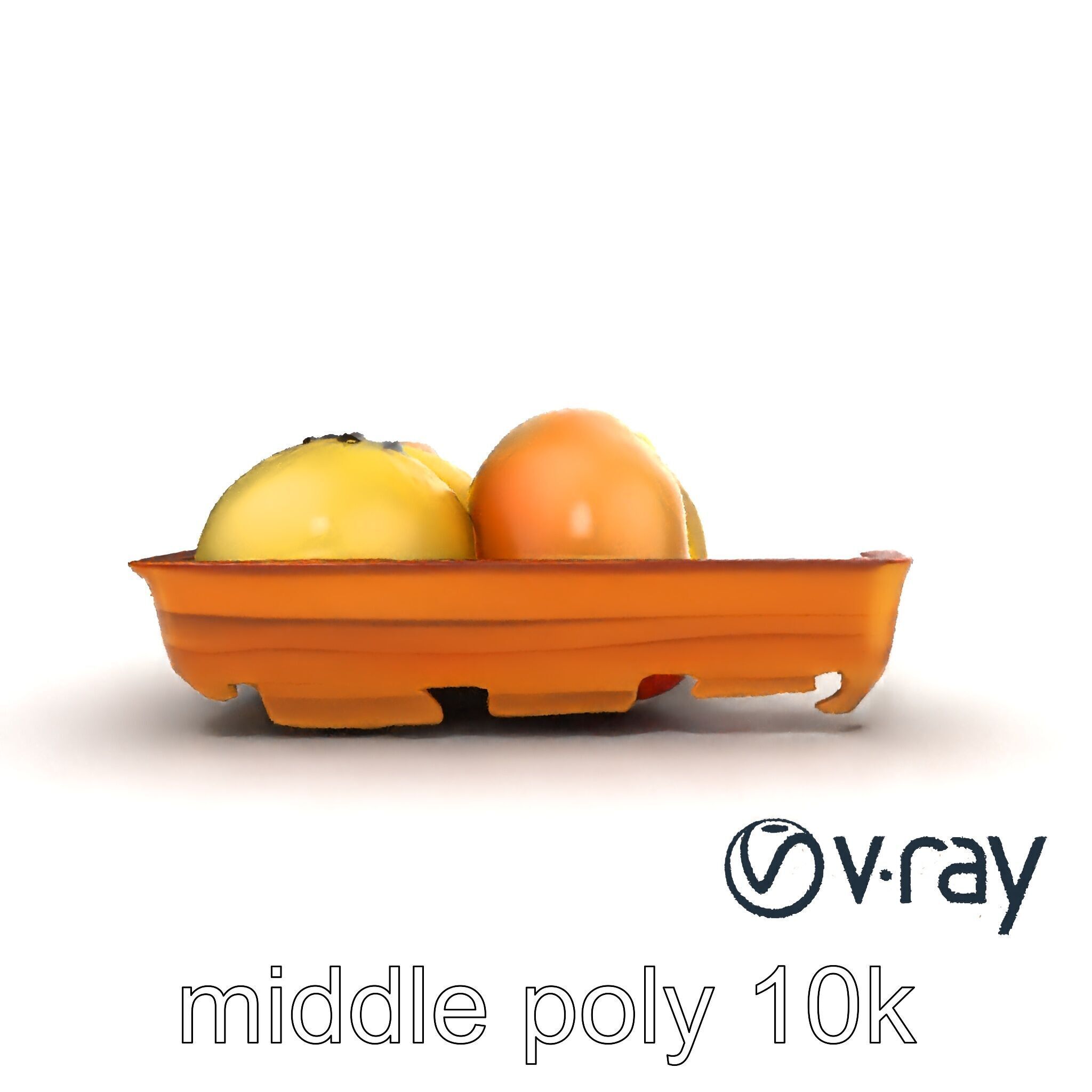 Realistic Mochi Dessert Set model pack Low-poly 3D model_17