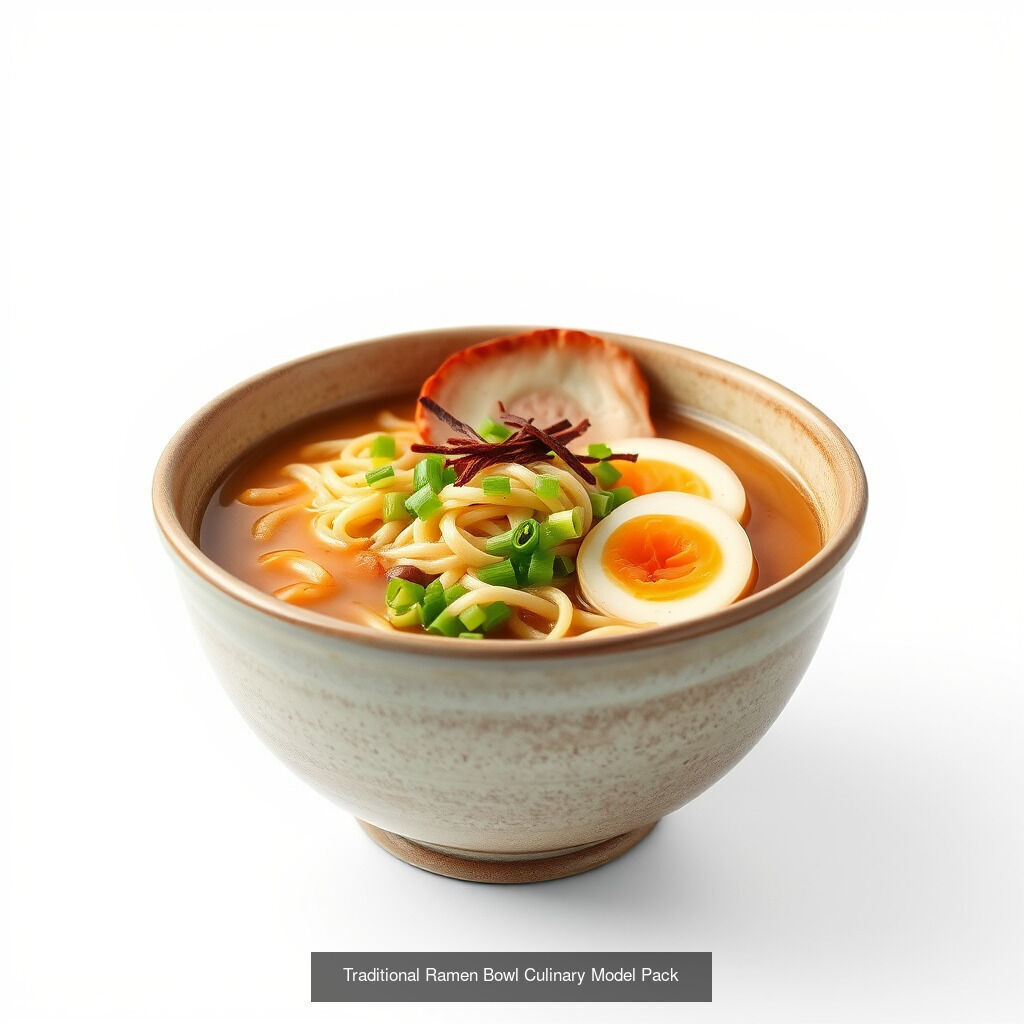 Authentic Japanese Cuisine Models Pack 3D Model Collection_20