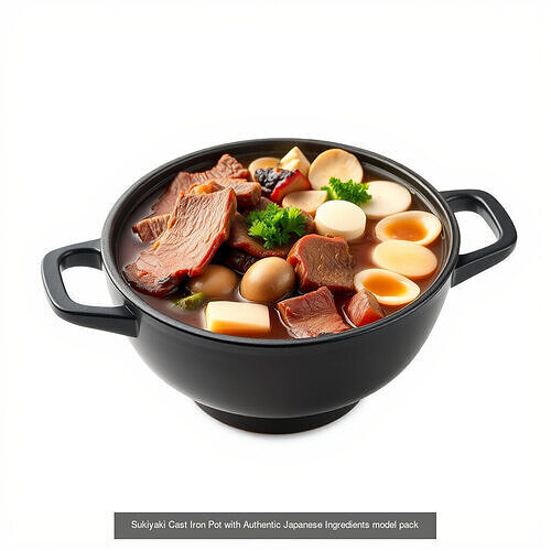 Authentic Japanese Cuisine Models Pack 3