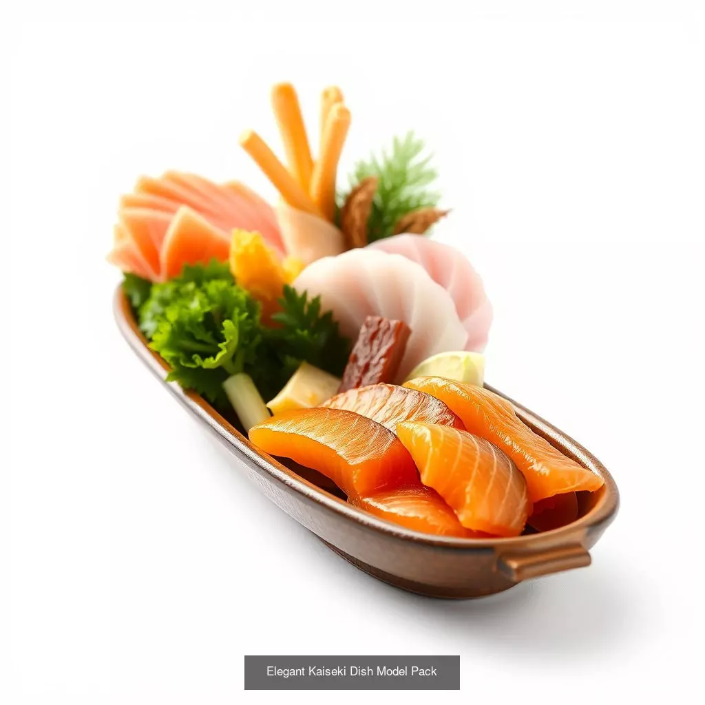 Authentic Japanese Cuisine Models Pack 3D Model Collection_0