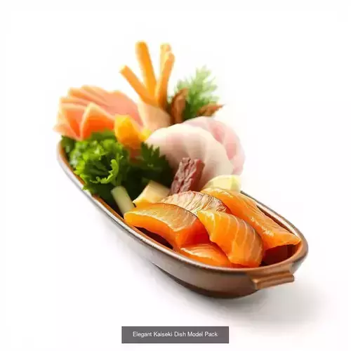 Authentic Japanese Cuisine Models Pack 3D Model Collection