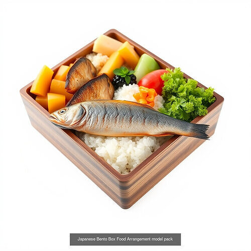 Authentic Japanese Cuisine Models Pack 4